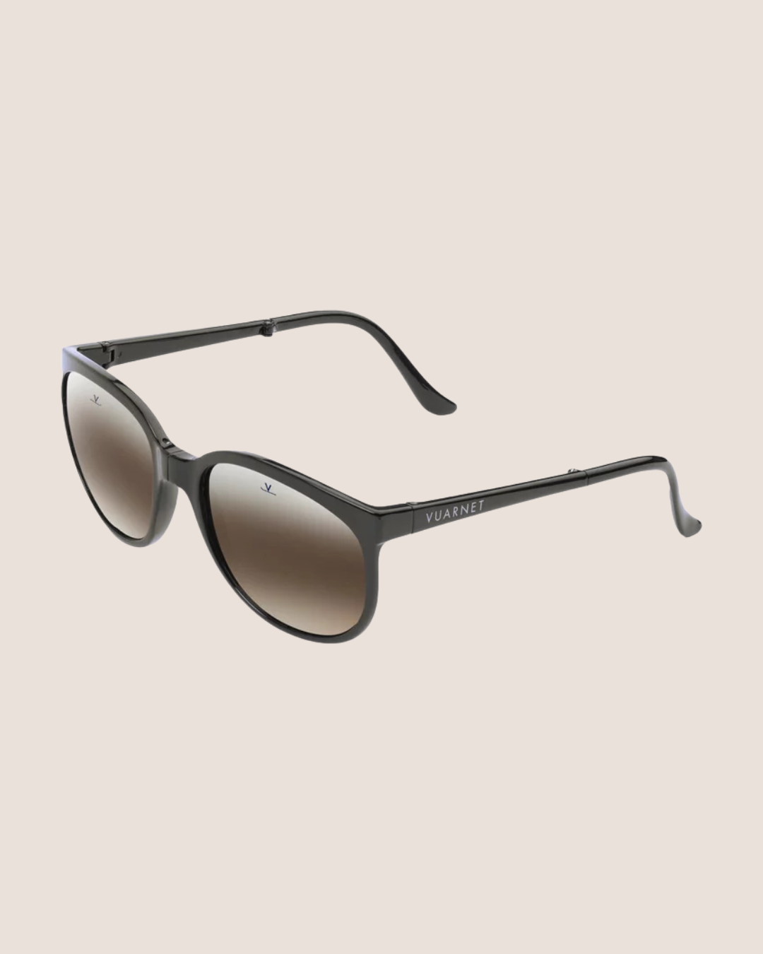 Lunettes Vuarnet pliables noires verres dégradés bruns – Made in France