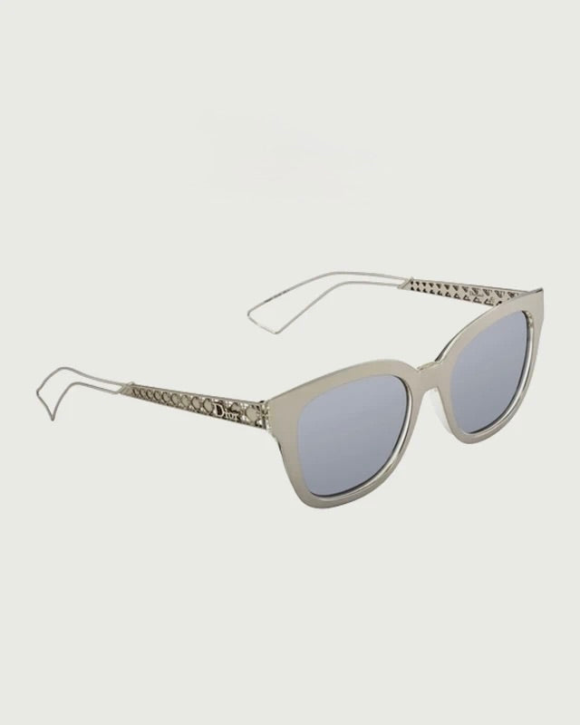 Lunettes de soleil Christian Dior Diorama7 palladium cristal transparent-1
