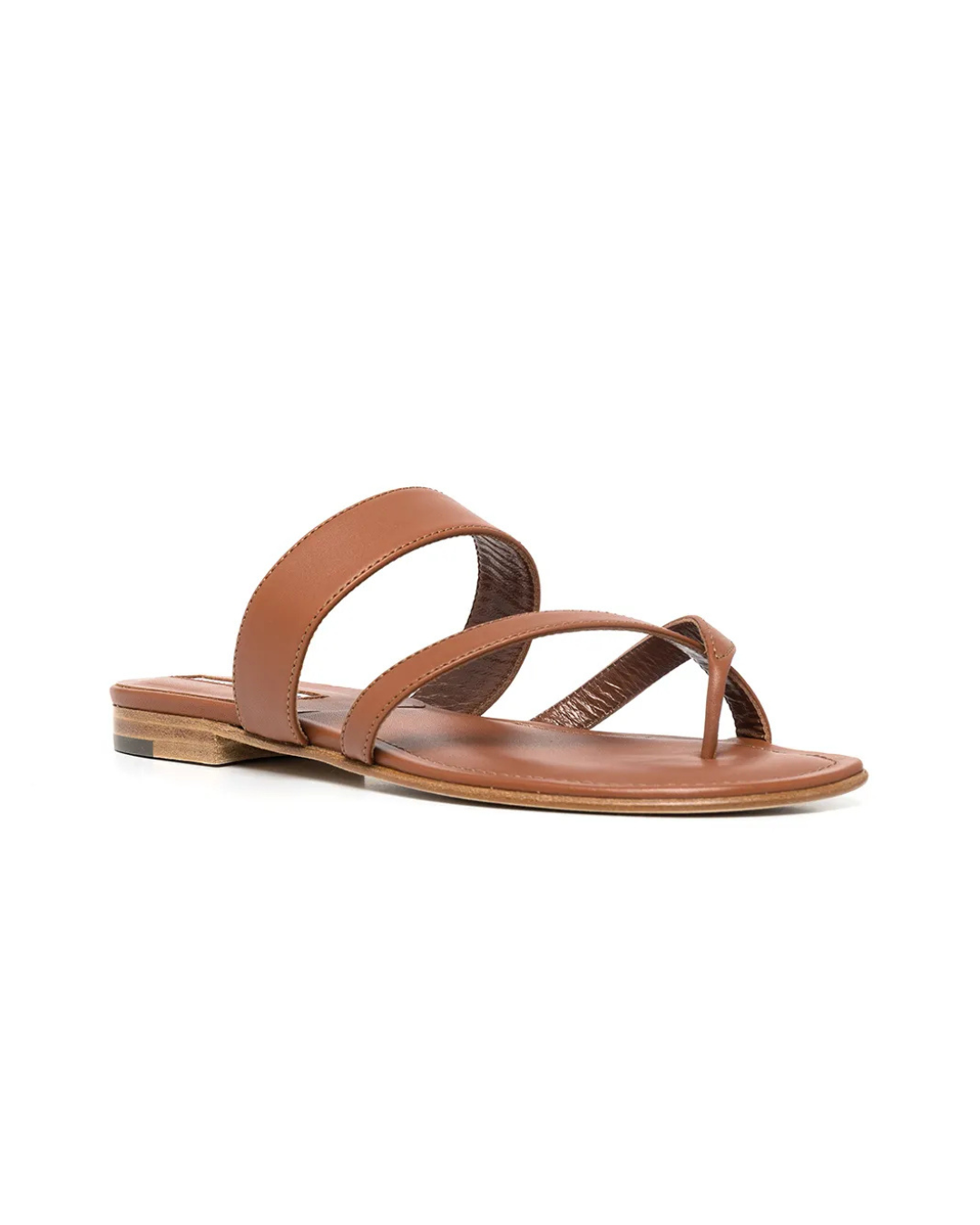 Sandales Manolo Blahnik Susacru cuir marron – Taille 42,5
