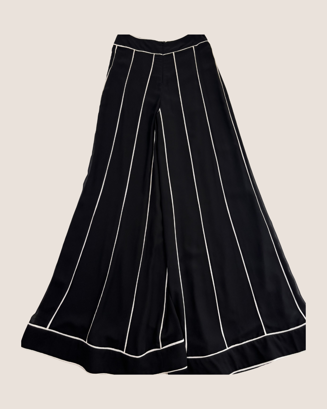 Pantalon palazzo Edward Achour Paris en soie – T.40-1