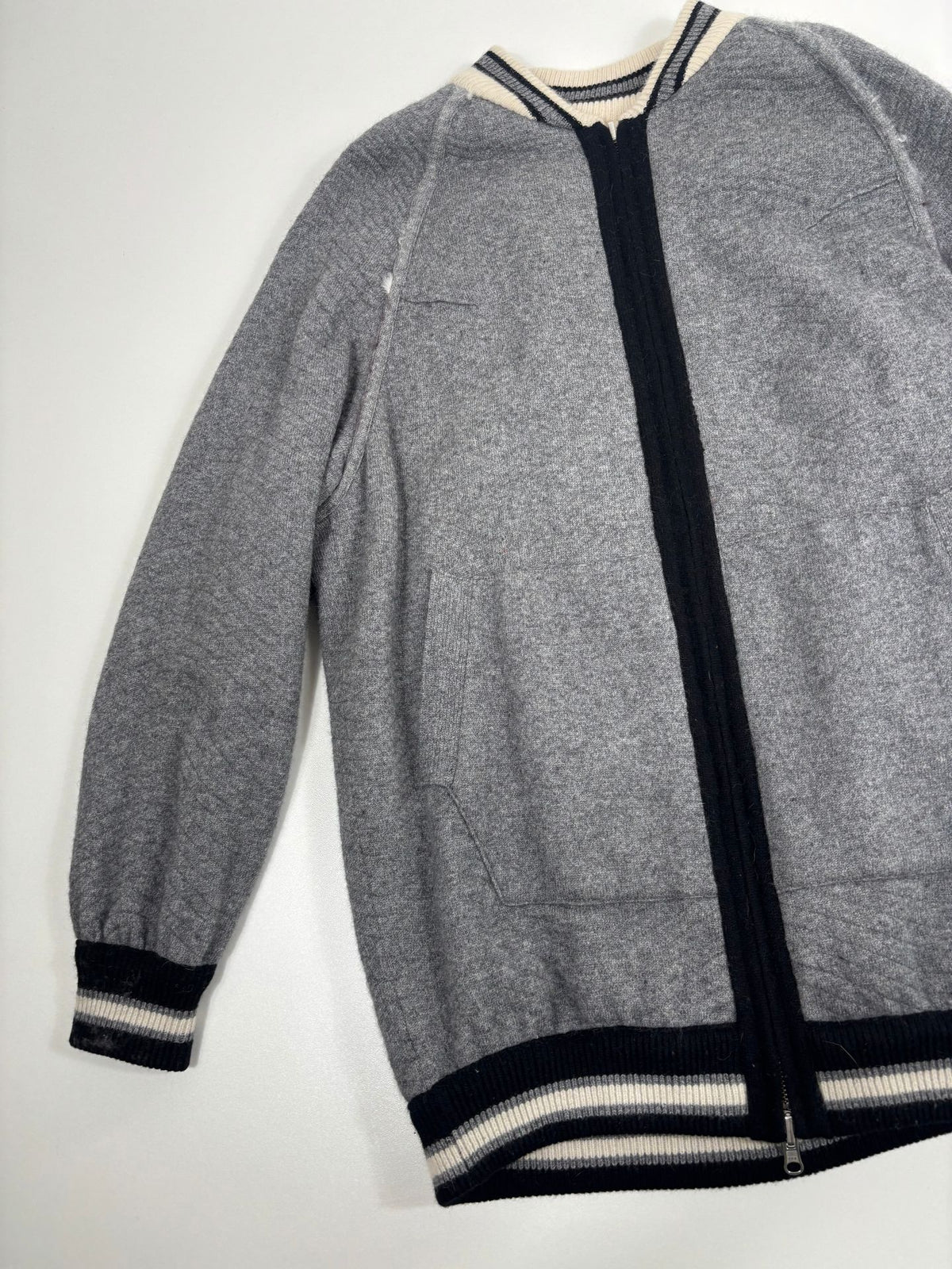 Bomber réversible Rindi vison et laine – Parfait état – Taille 38-10