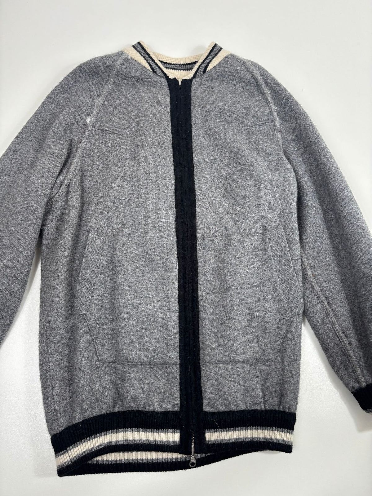 Bomber réversible Rindi vison et laine – Parfait état – Taille 38-9