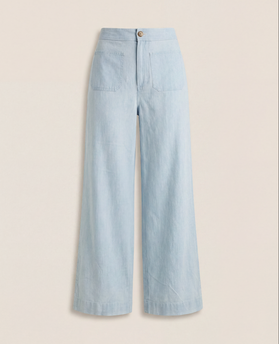 Pantalon Polo Ralph Lauren ample en coton chambray – T.L