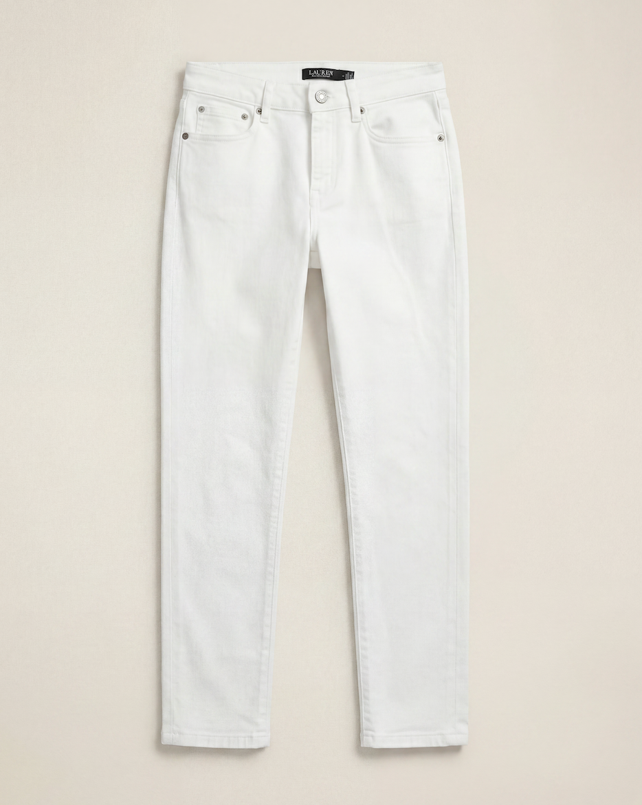 Jean Lauren Ralph Lauren High-Rise Straight blanc – T.36/38-1