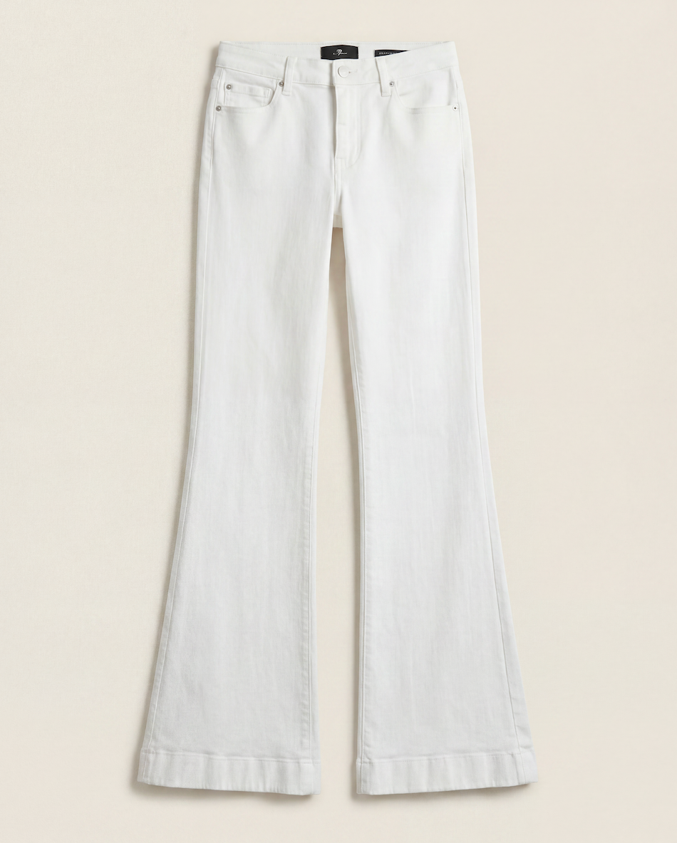 Jean 7 For All Mankind Tailorless bootcut blanc – T.27-1