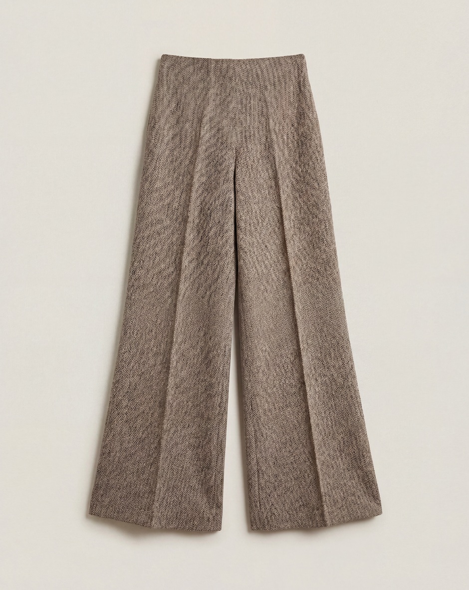 Pantalon Ralph Lauren Collection Purple Label Isaiah en laine pied-de-poule – T.38-1