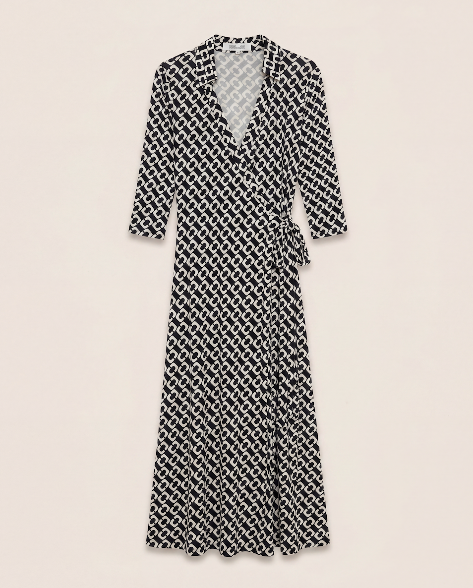 Robe Diane von Furstenberg New Jeanne en soie imprimée – T.42-1