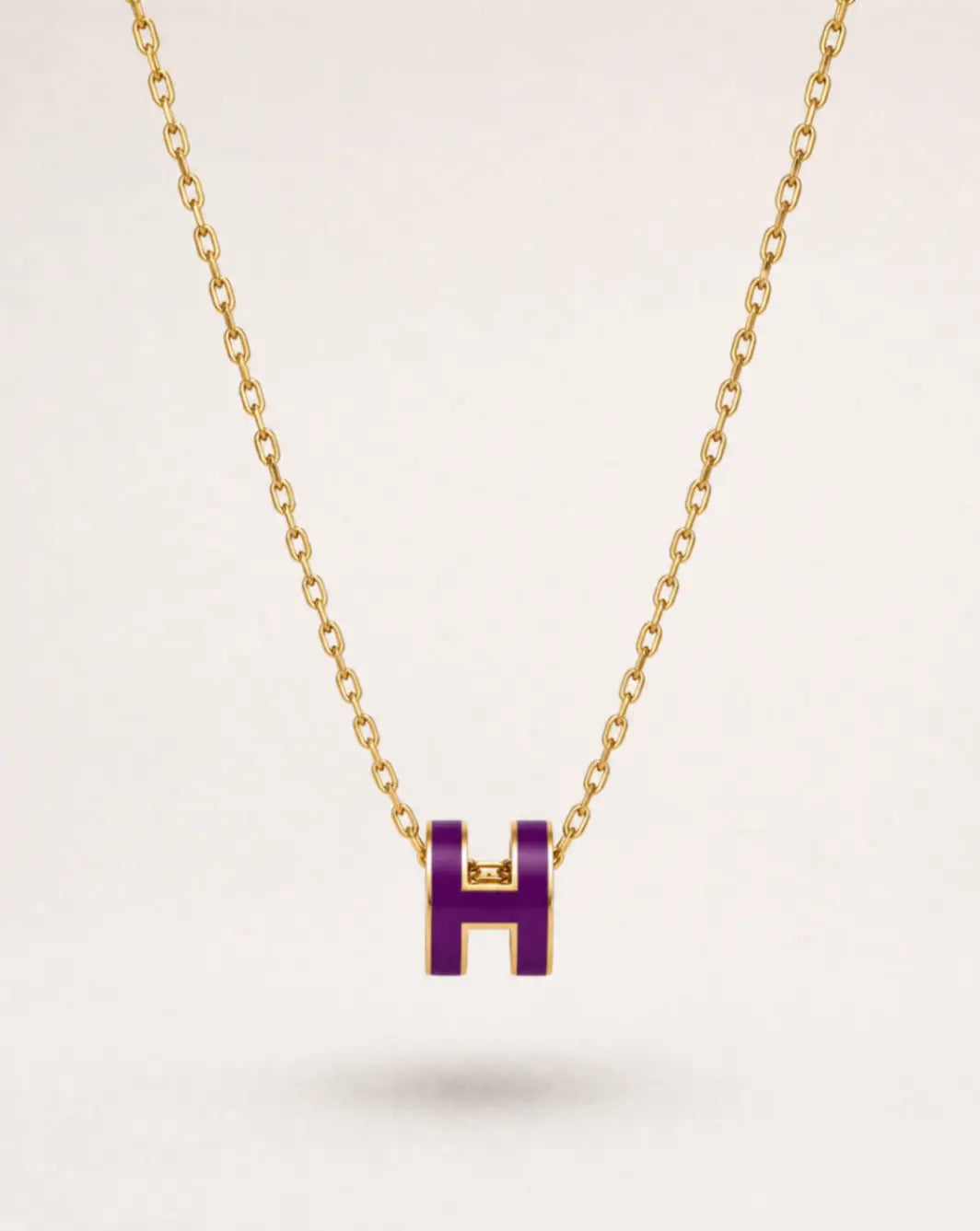 Collier Mini Pop H violet Anémone – Hermès Hermès