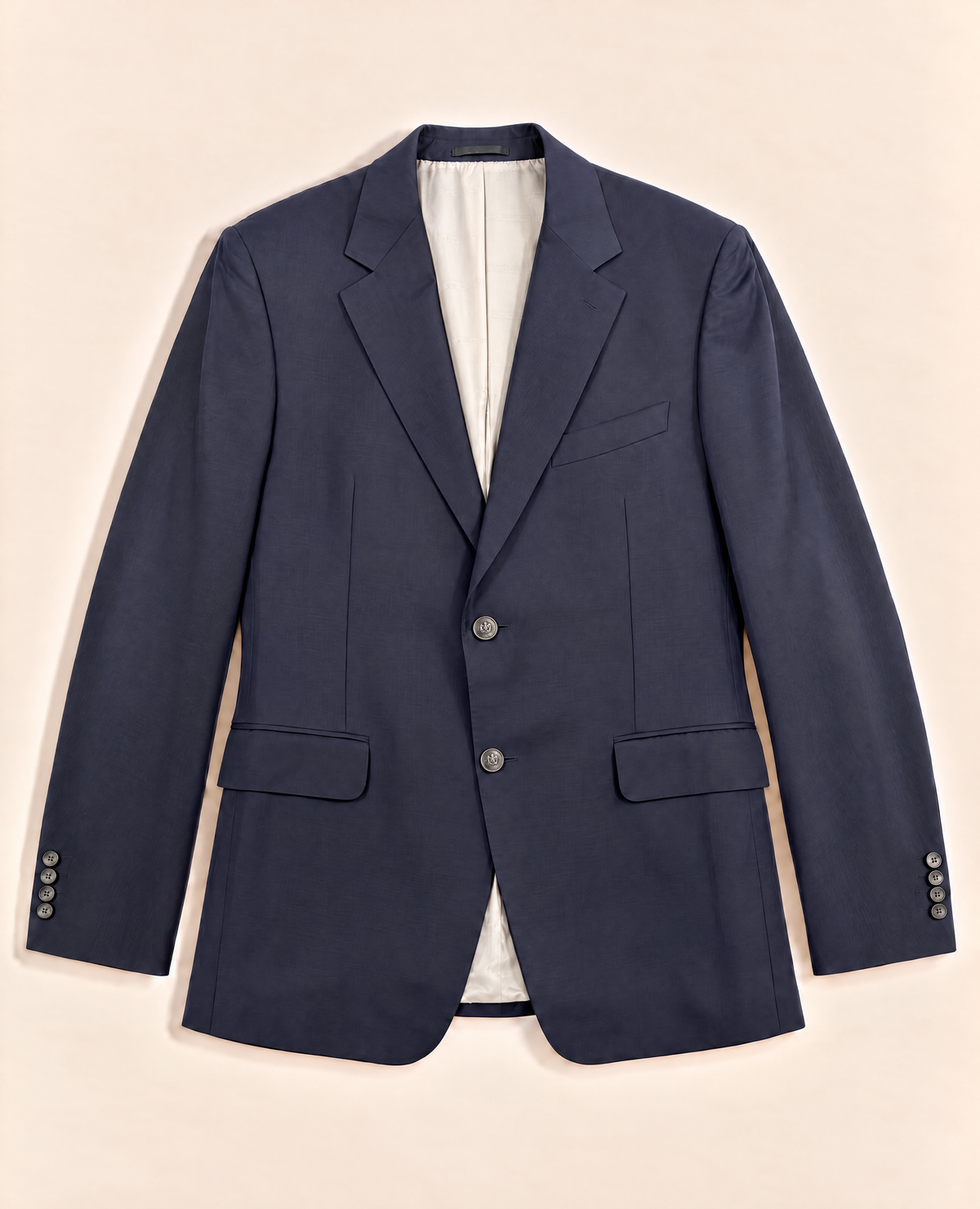Blazer EK by Emmanuelle Khanh laine stretch bleu marine – Taille 58-1