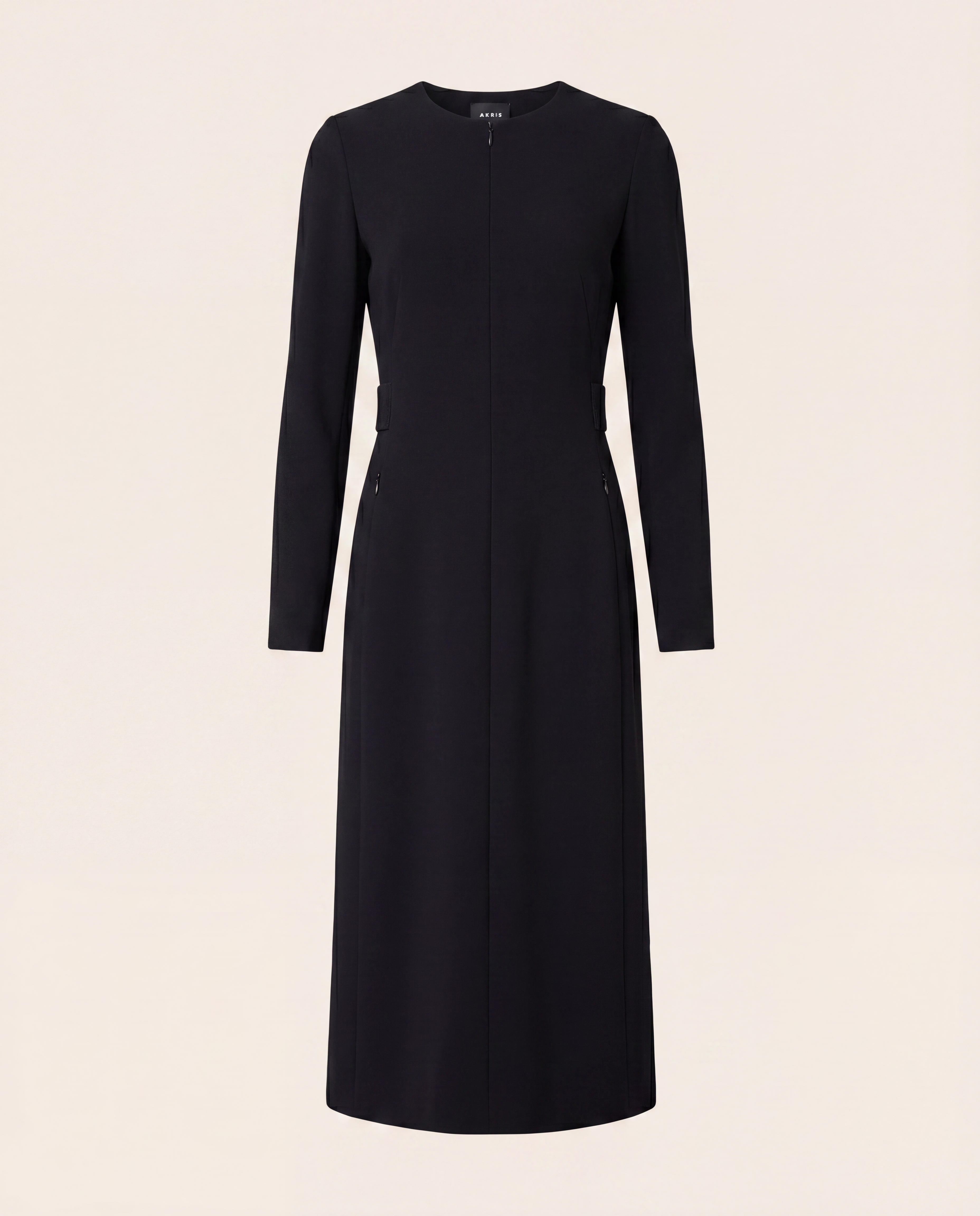 Robe Akris en laine double face noire – T.40-1