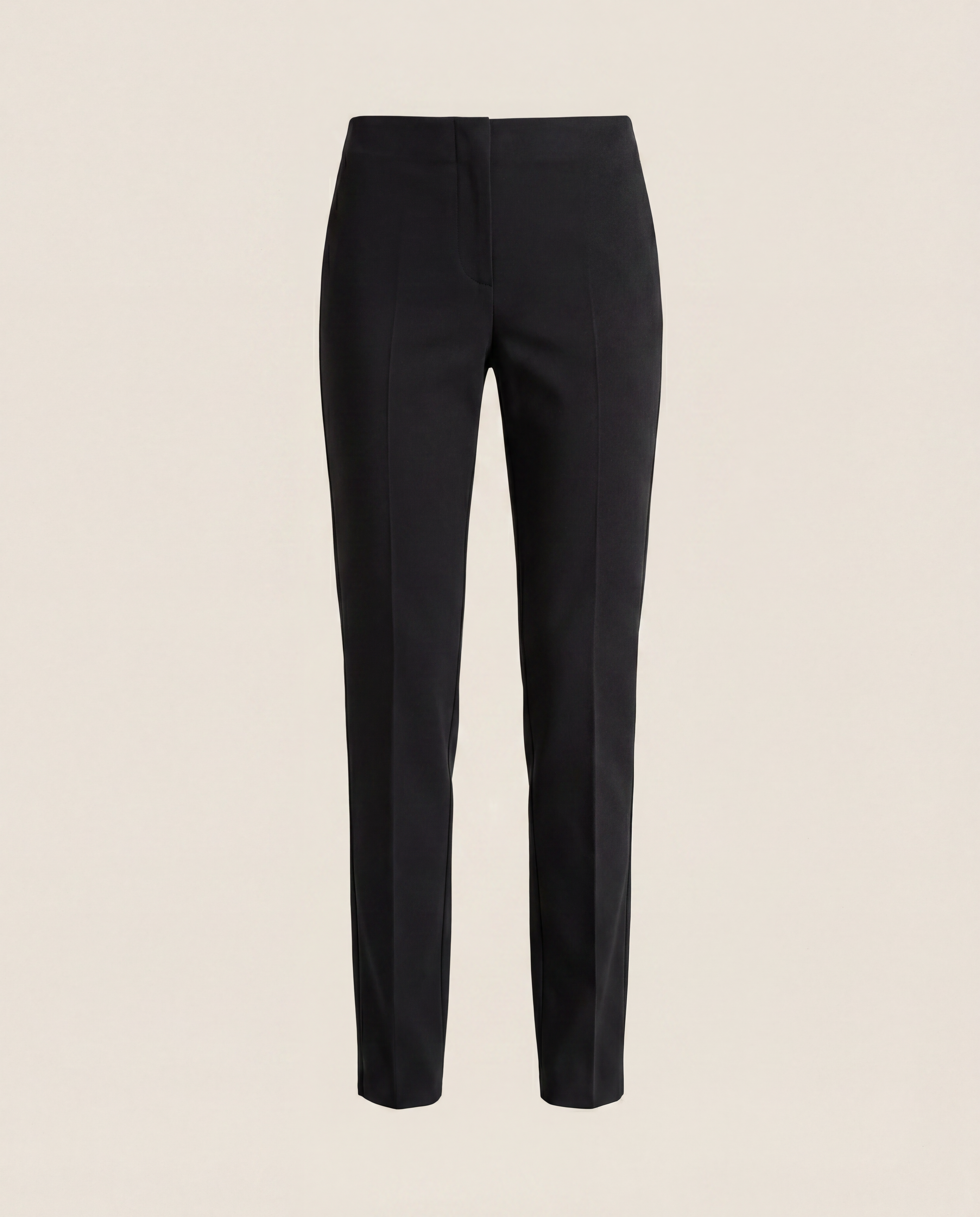 Pantalon Akris noir en coton techno stretch – T.36