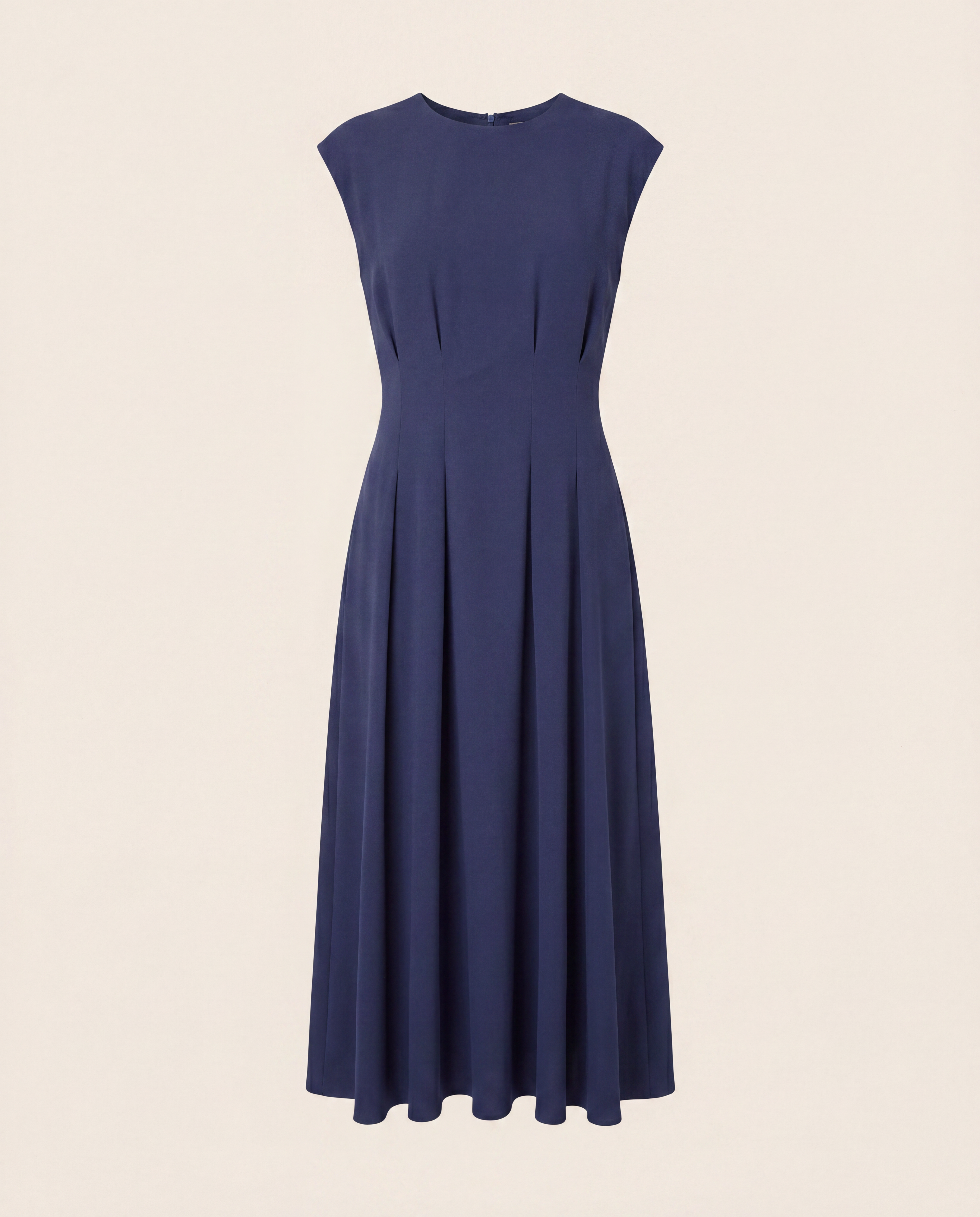 Robe longue en cady bleu Delma – Joseph – Taille L-1
