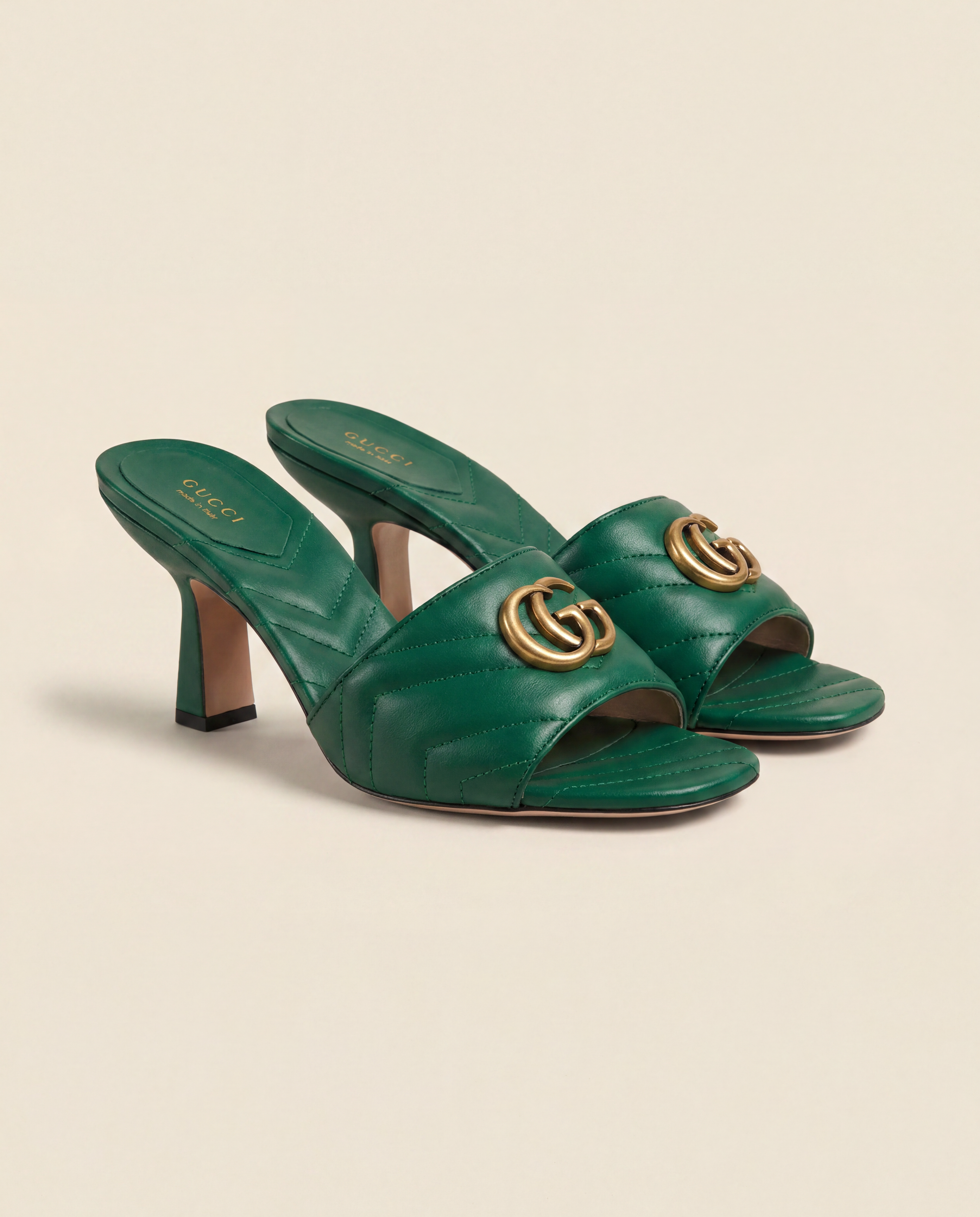Black Leather Horsebit Slingback Pumps – Gucci – Size 40.5