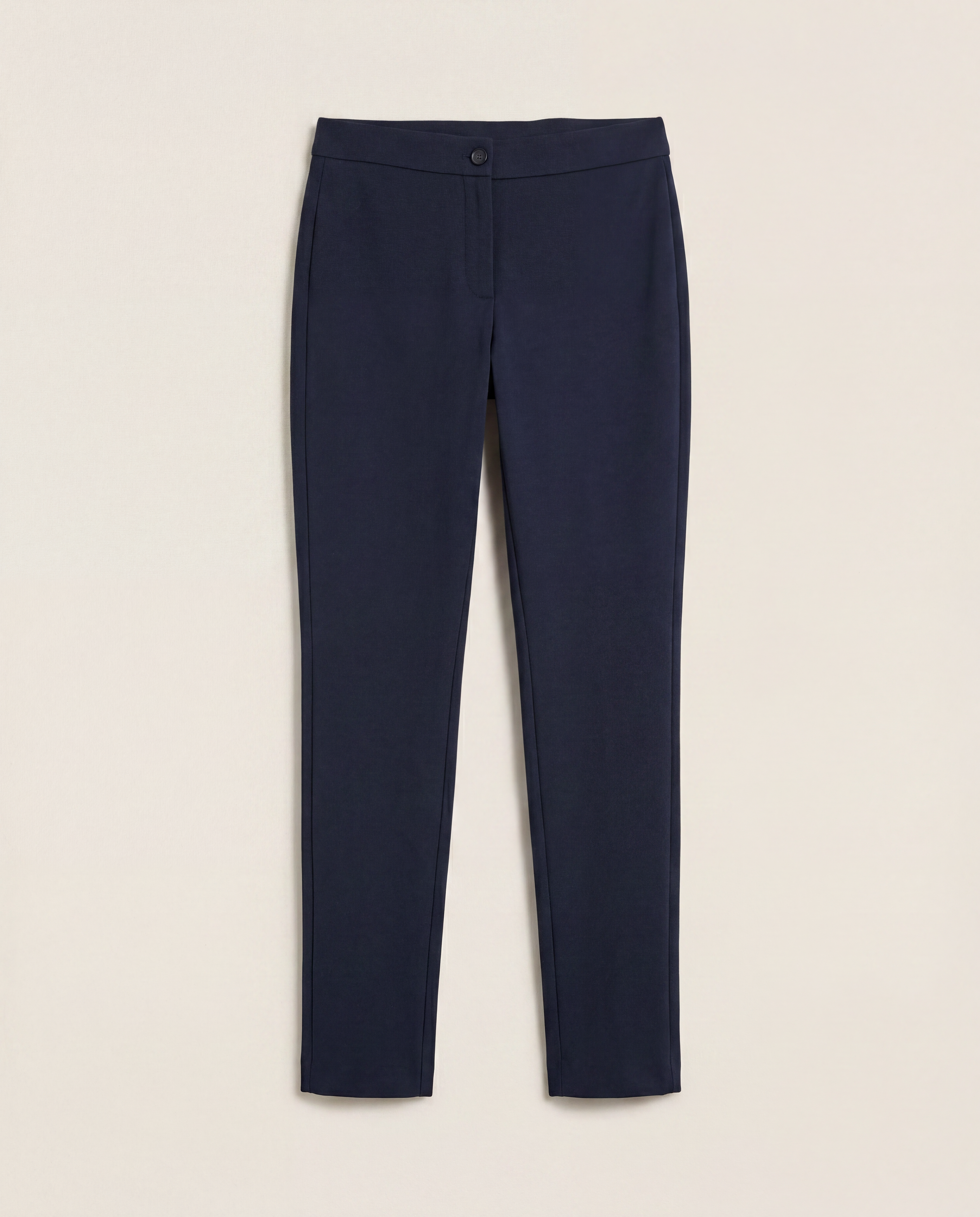 Pantalon Akris édition 100 Years bleu marine slim taille haute – T.36-1