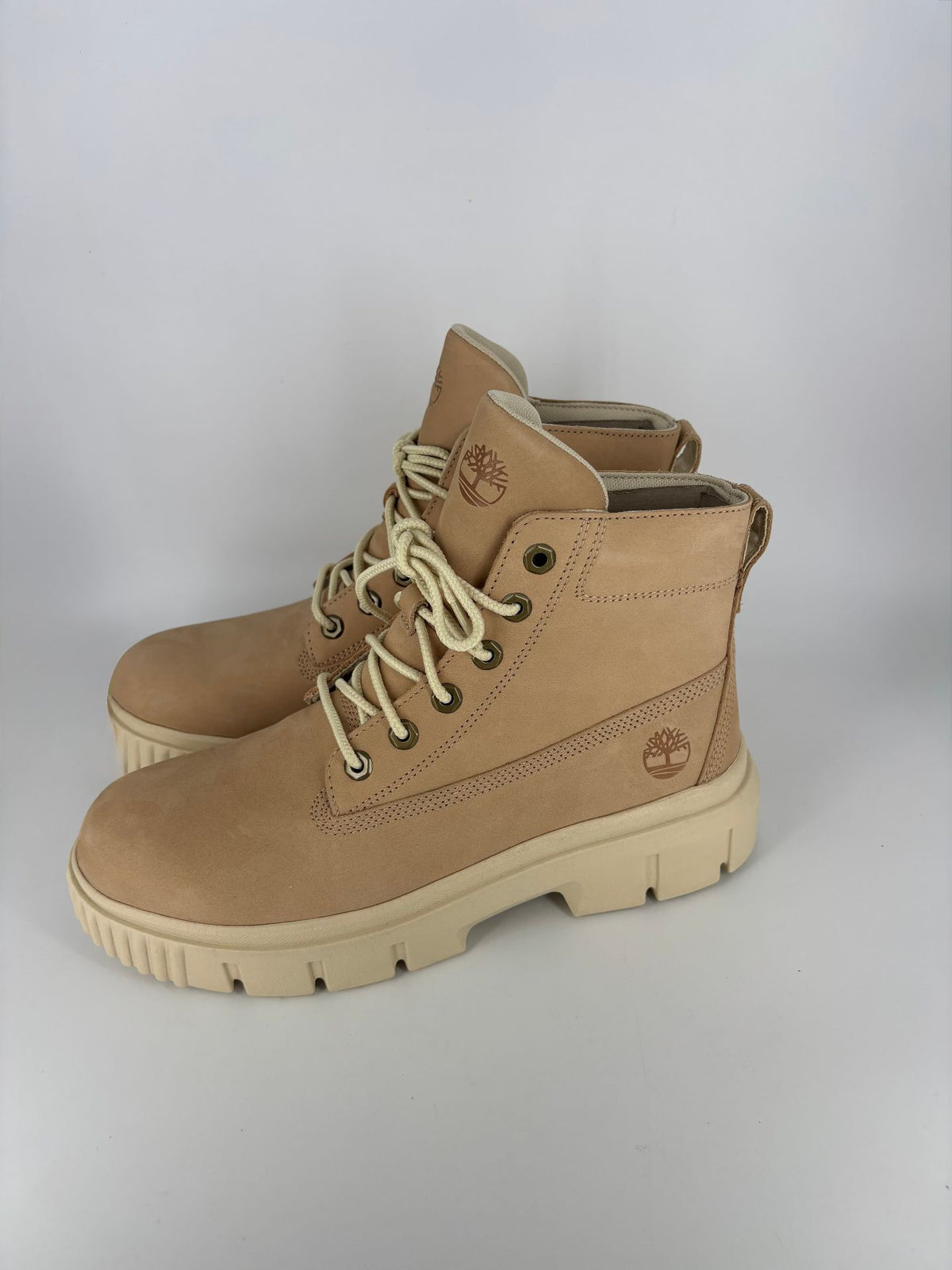 Greyfield Mid Lace Up Boot en cuir beige - Timberland – Taille 42
