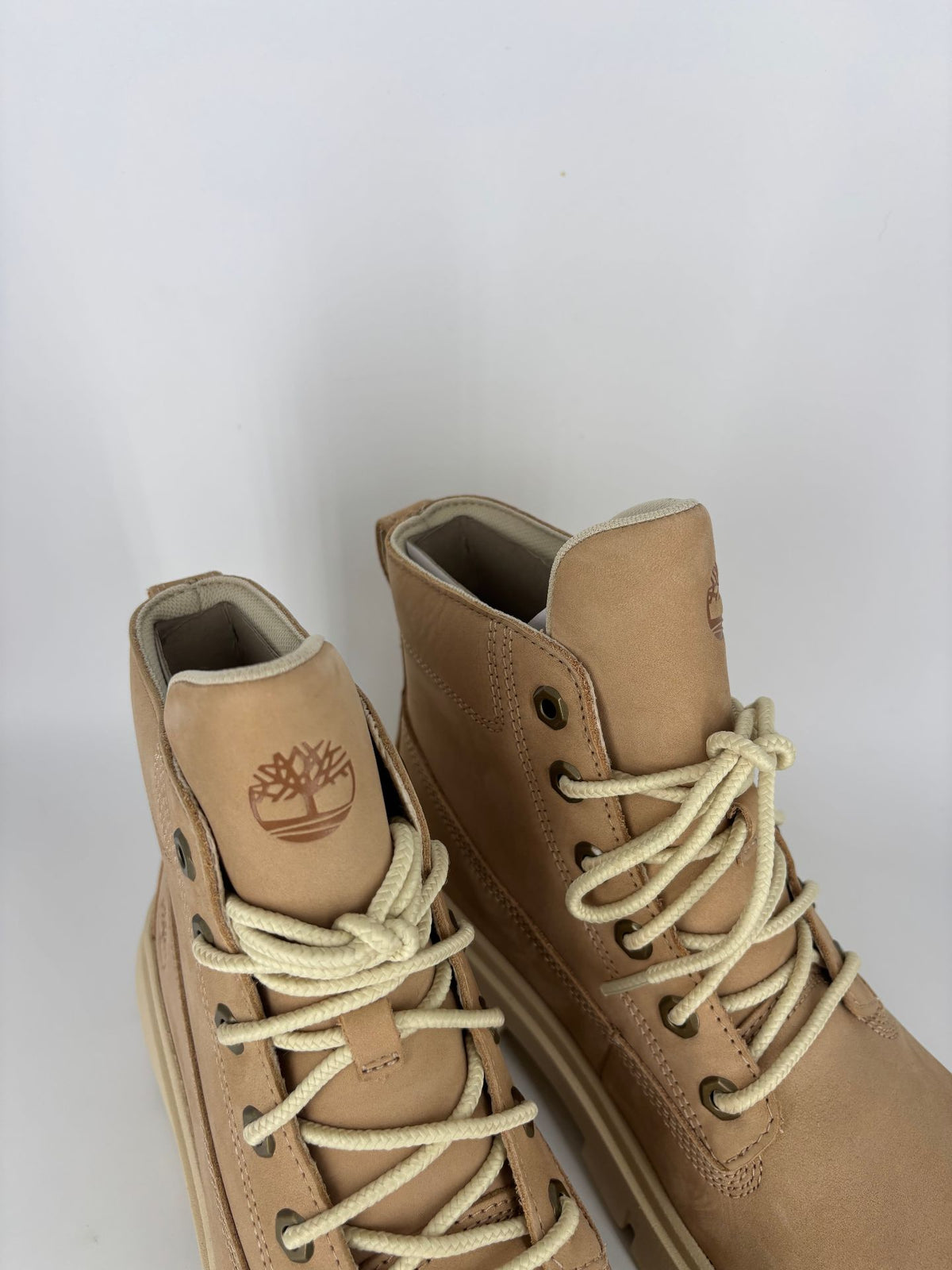 Greyfield Mid Lace Up Boot en cuir beige - Timberland – Taille 42
