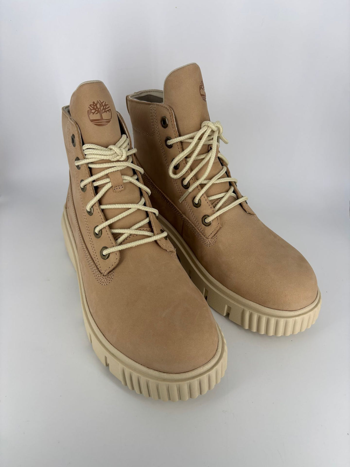 Greyfield Mid Lace Up Boot en cuir beige - Timberland – Taille 42
