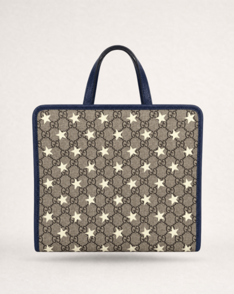 Gucci – Sac tote toile GG Suprême imprimé étoiles – Neuf
