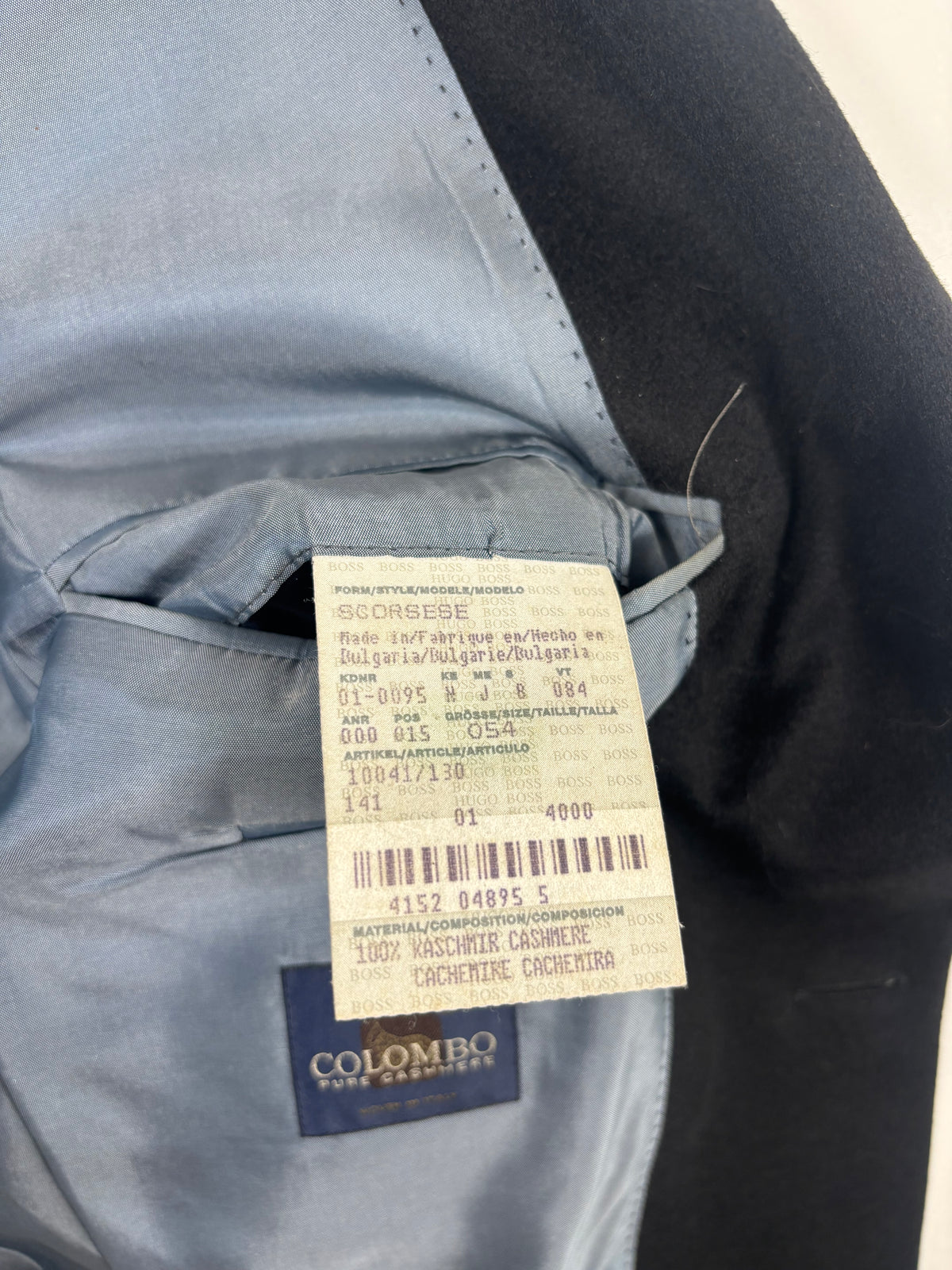 Blazer Hugo Boss Scorsese cachemire Colombo noir – Taille 54-4