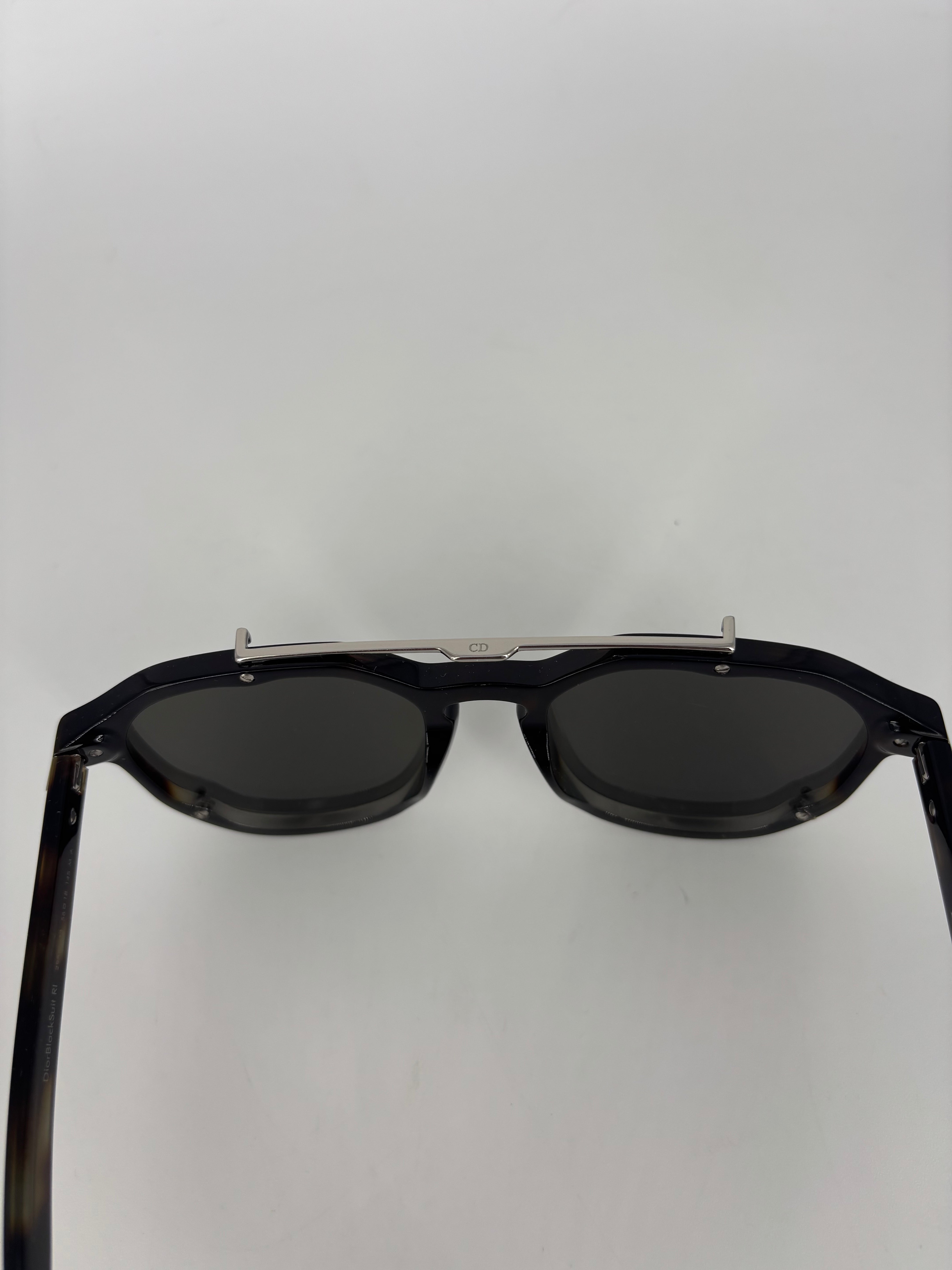 Lunettes de soleil Dior DiorBlackSuit RI acétate noir forme pantos-5