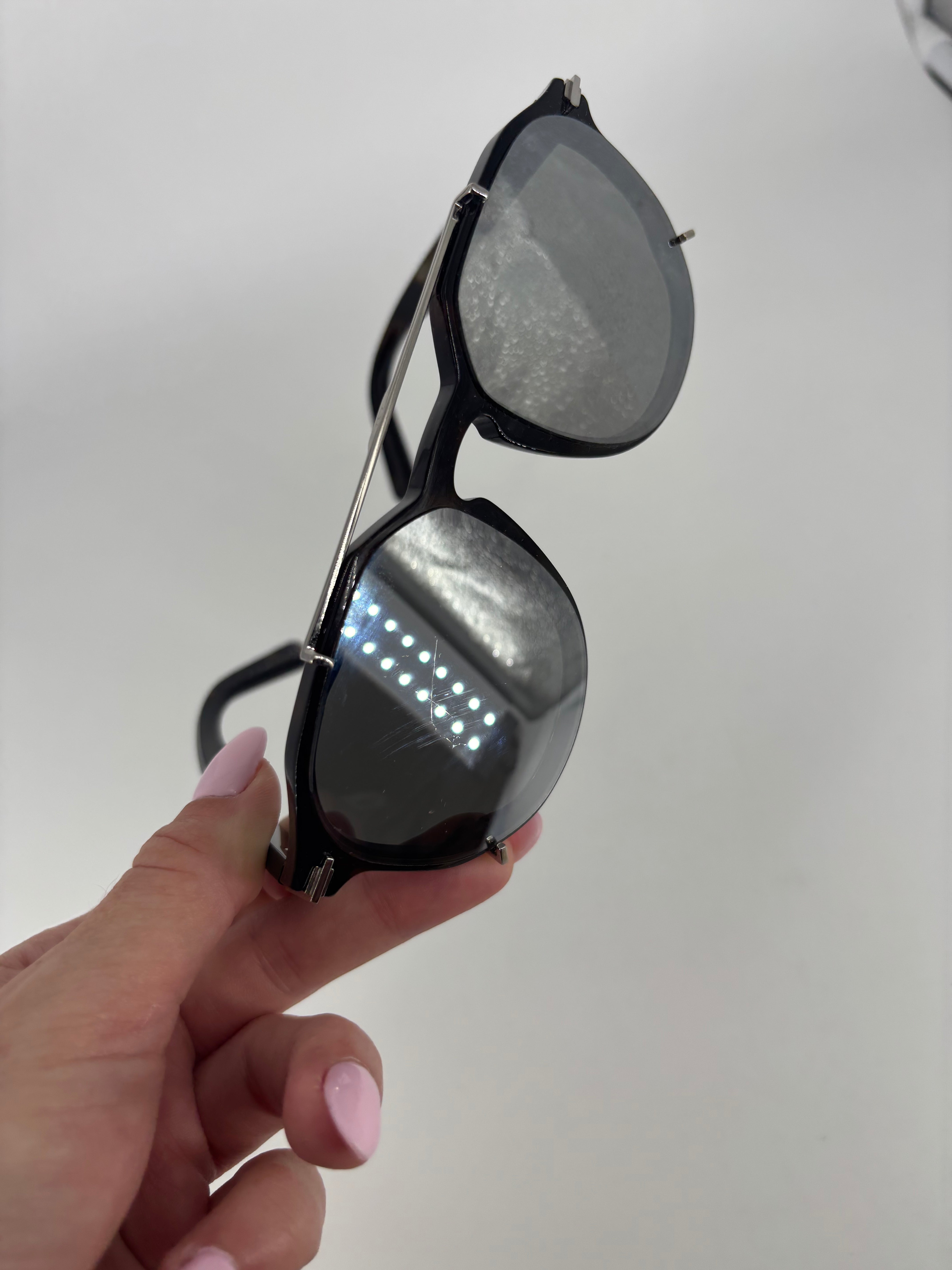 Lunettes de soleil Dior DiorBlackSuit RI acétate noir forme pantos-10