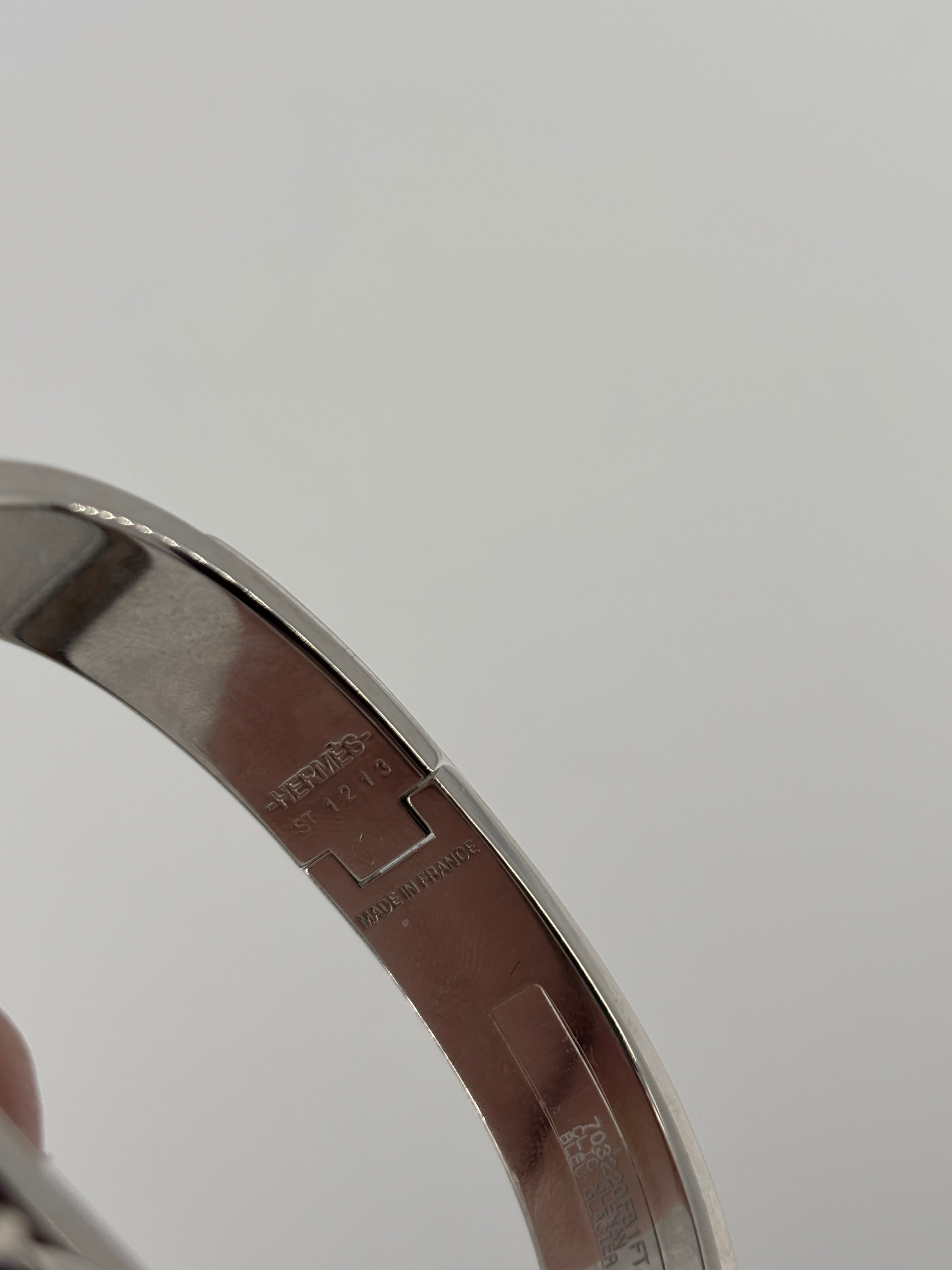Light blue Clic Glénan bracelet – Hermès-9