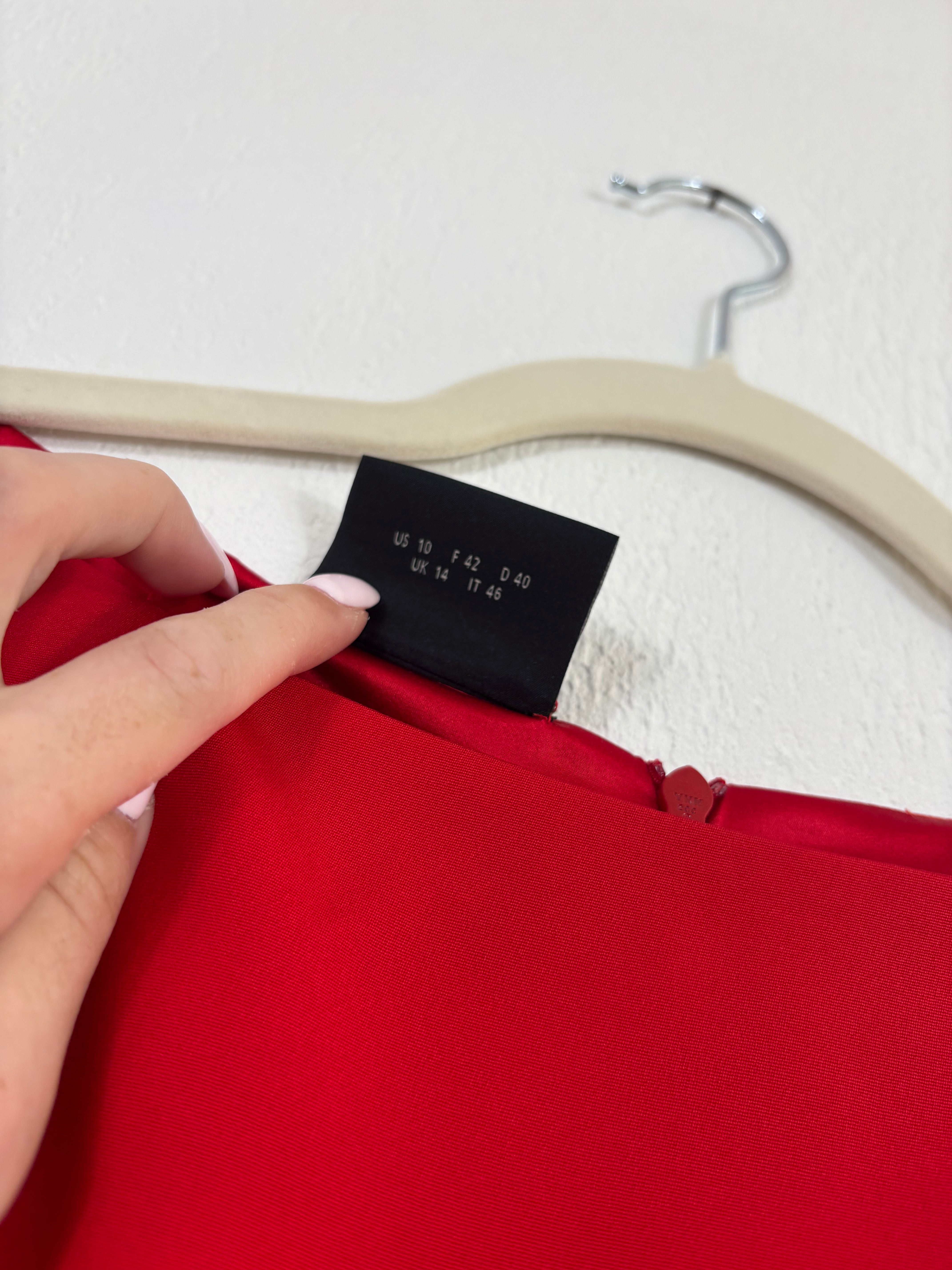 Robe longue rouge Akris Punto – Taille 42-6