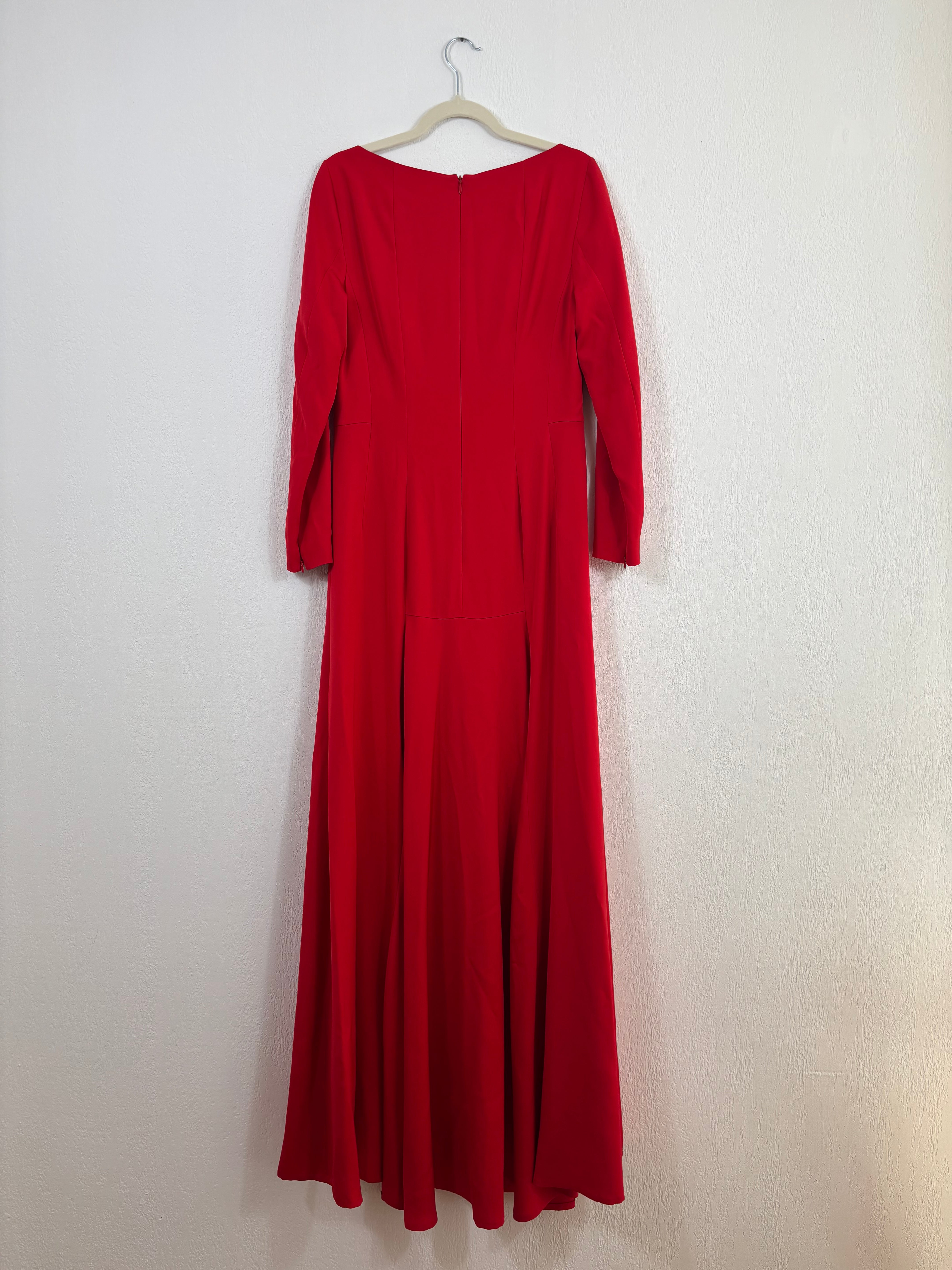 Robe longue rouge Akris Punto – Taille 42-7
