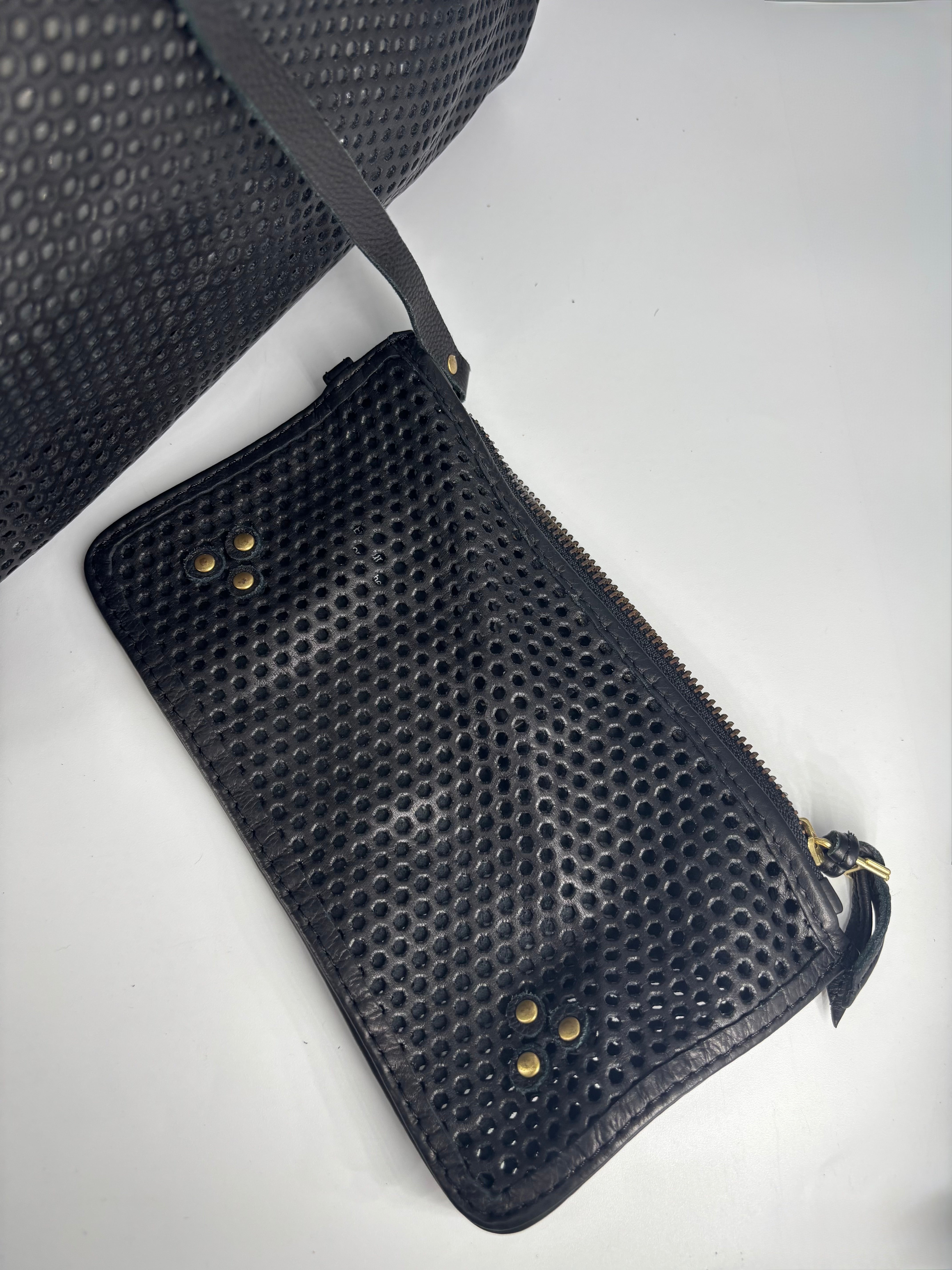 Sac cabas Tanguy grand format cuir perforé noir – Jérôme Dreyfuss-9