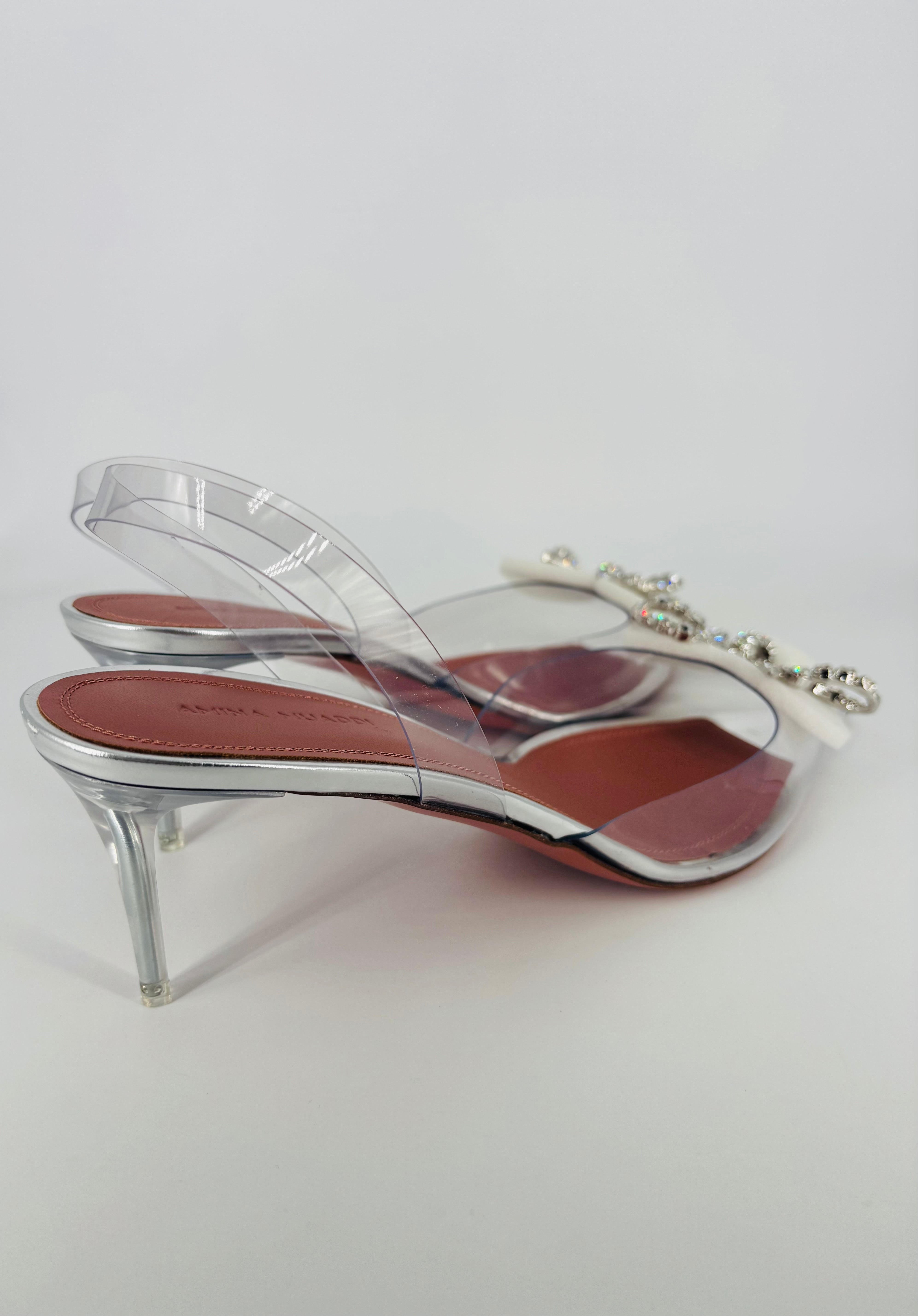 Escarpins slingback Rosie Glass – Amina Muaddi – T. 40,5-8