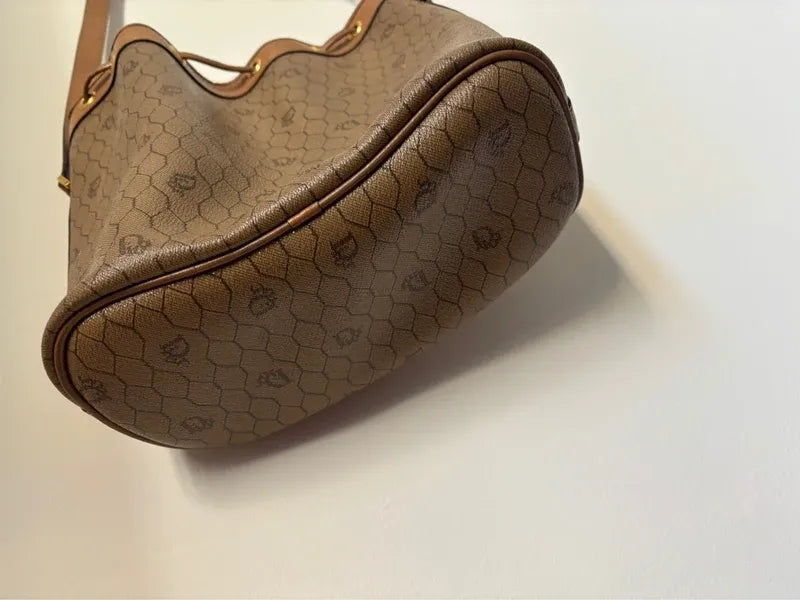 Sac seau Christian Dior vintage monogrammé-6