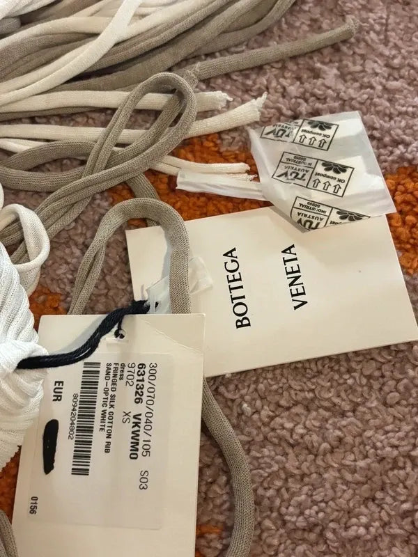 Robe midi à franges – Bottega Veneta – Taille XS-6