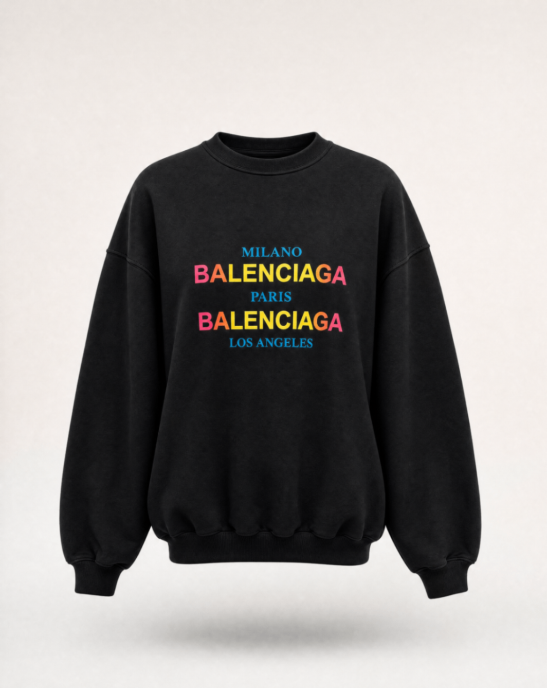 Sweat villes multicolores – Balenciaga – Taille XS