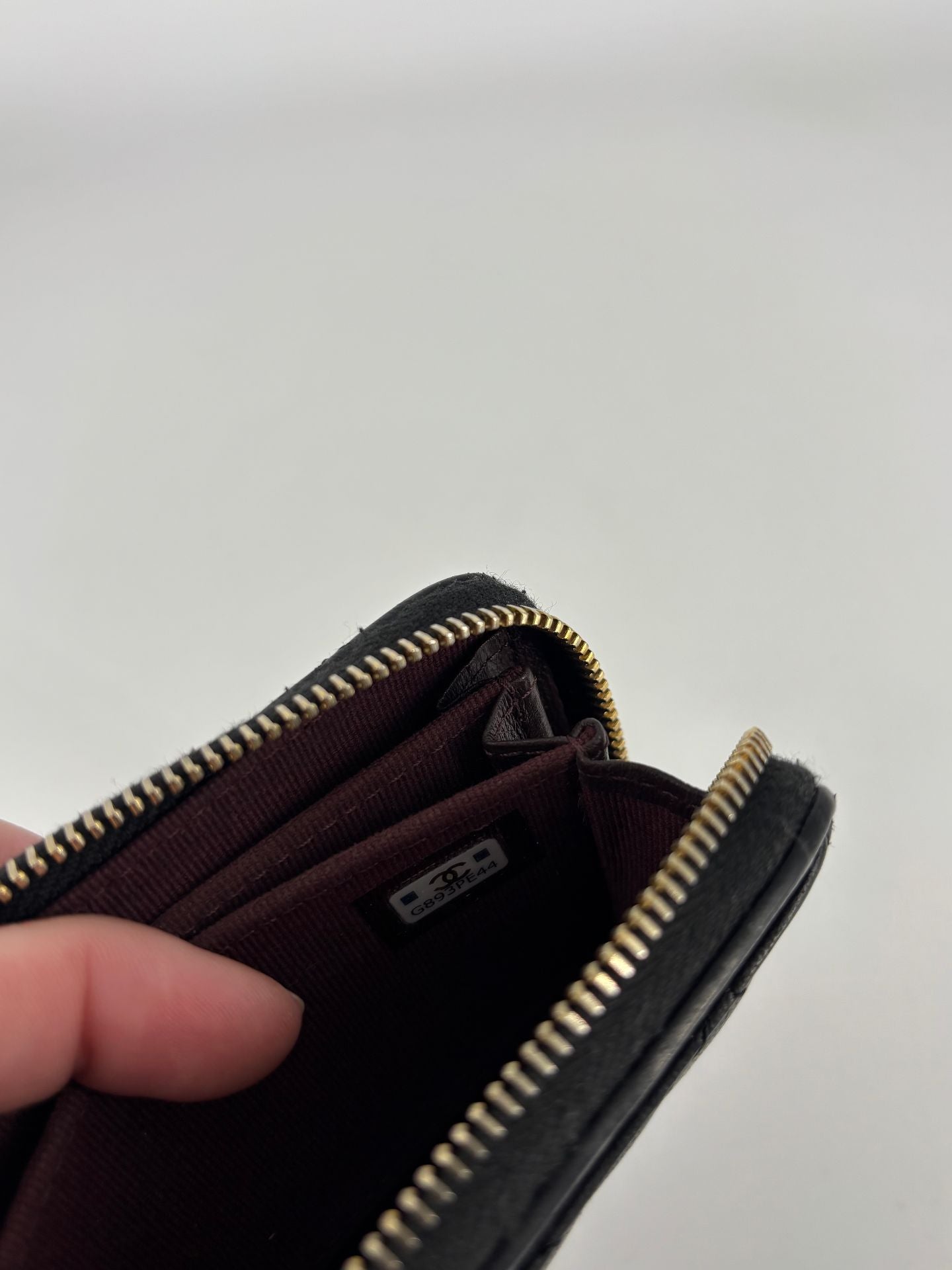 Porte-monnaie Chanel Timeless zippé cuir matelassé noir – 2023-7