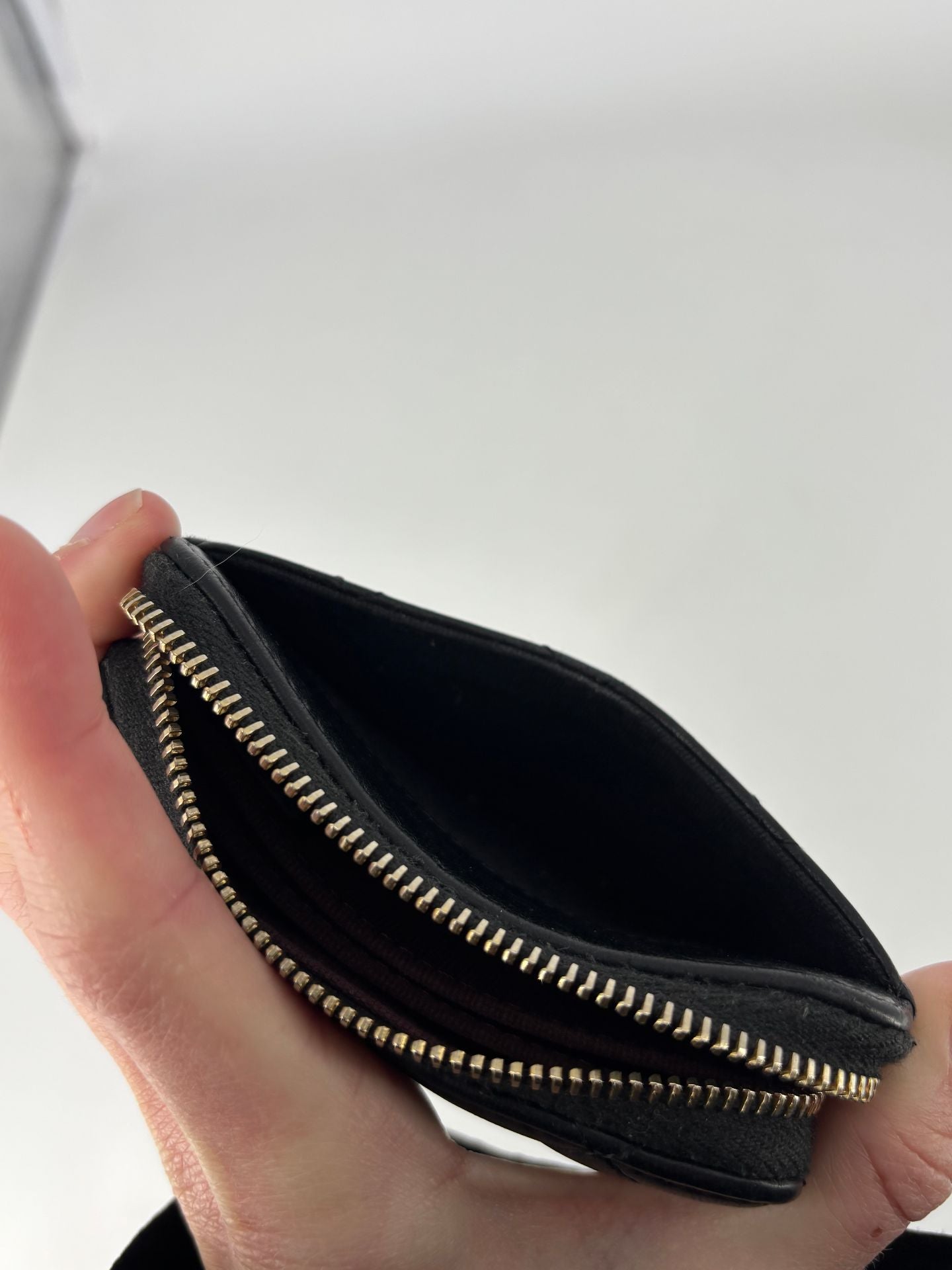 Porte-monnaie Chanel Timeless zippé cuir matelassé noir – 2023-8