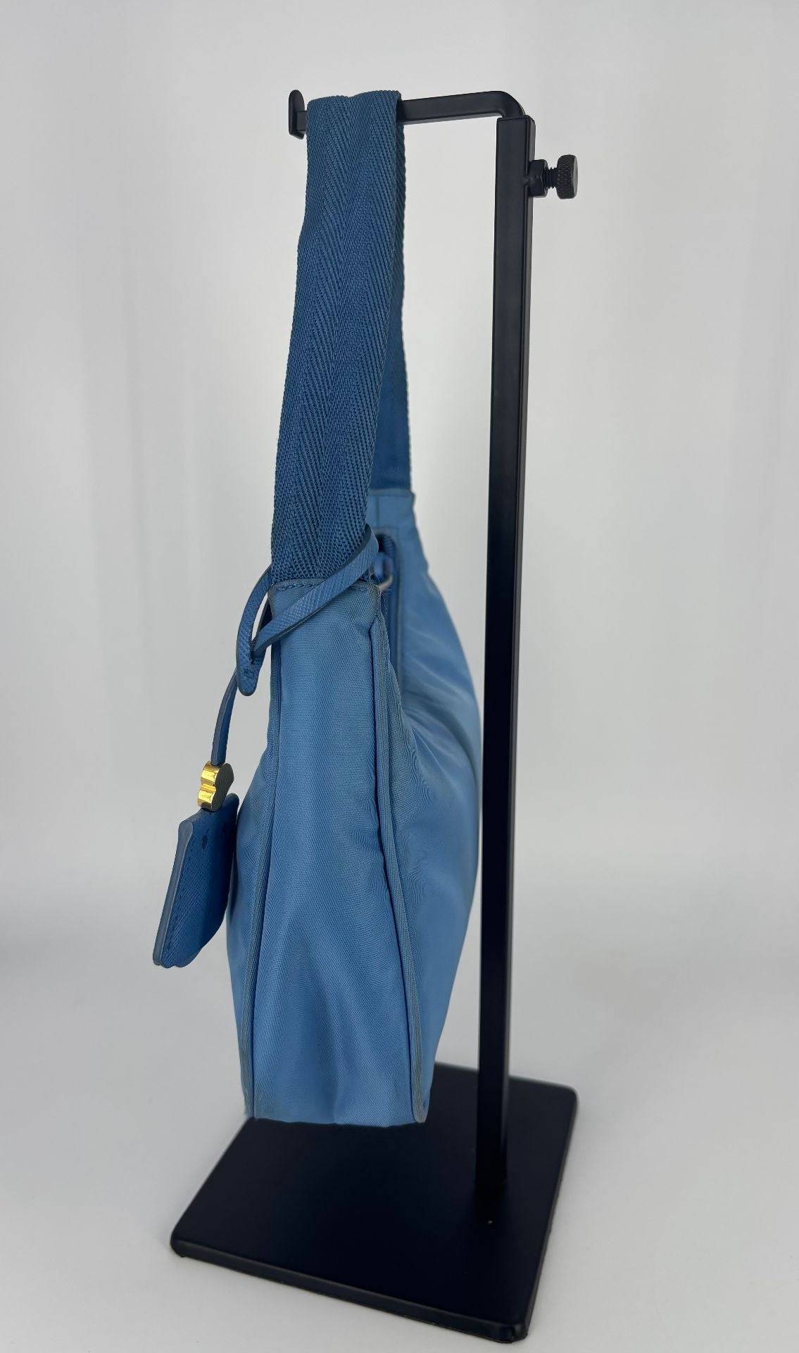 Sac Baguette Re-Edition 2000 Re-Nylon bleu clair – Prada-6