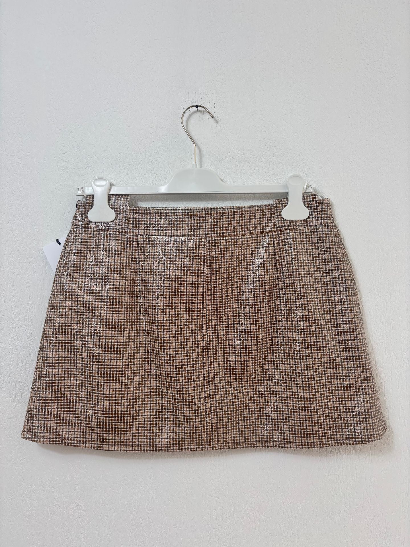 Minijupe Courrèges Réédition vinyle carreaux – T.40 – Neuve-6