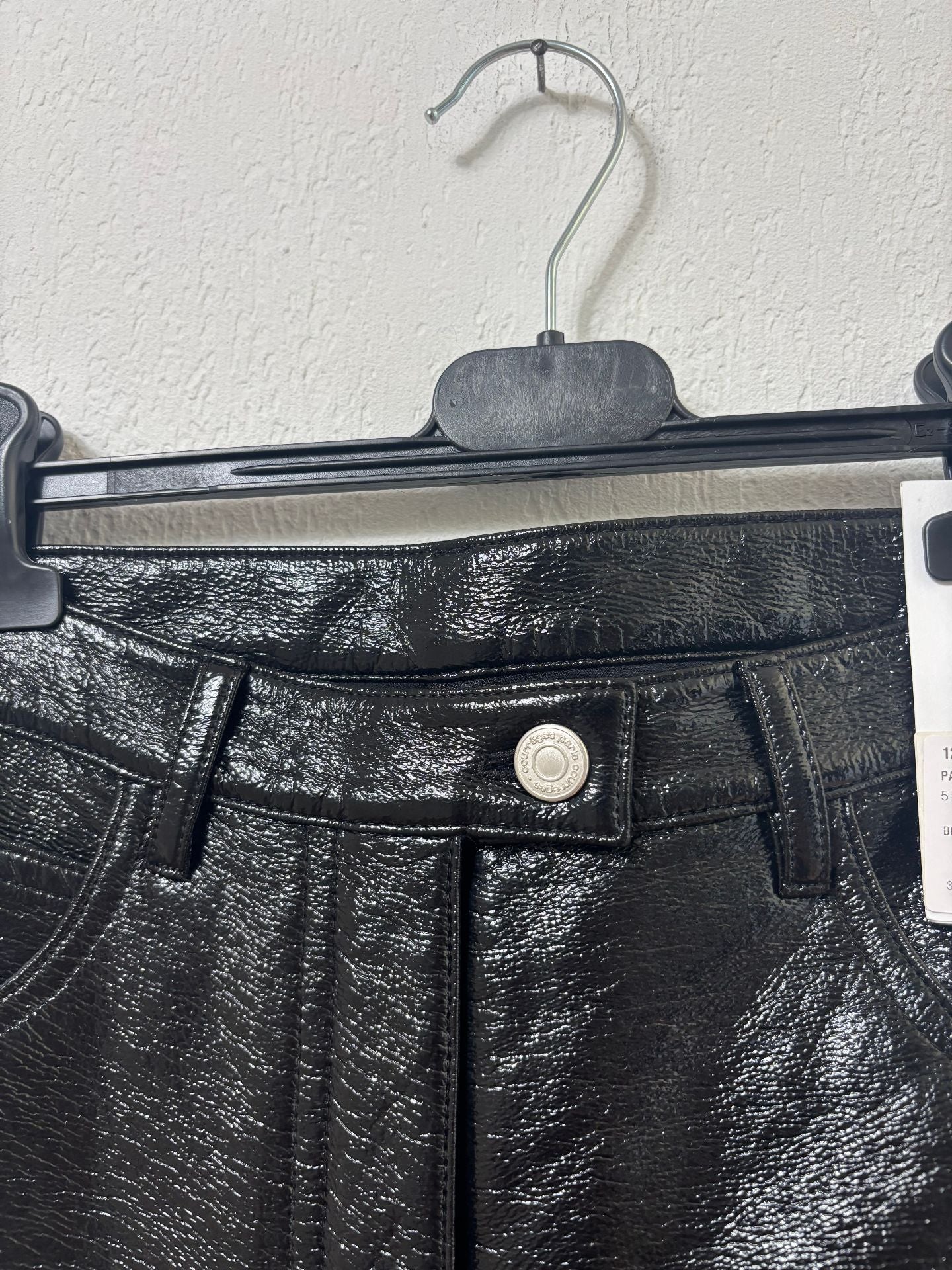 Pantalon Courrèges Réédition 5 Poches vinyle noir – T.36 – Neuf-3