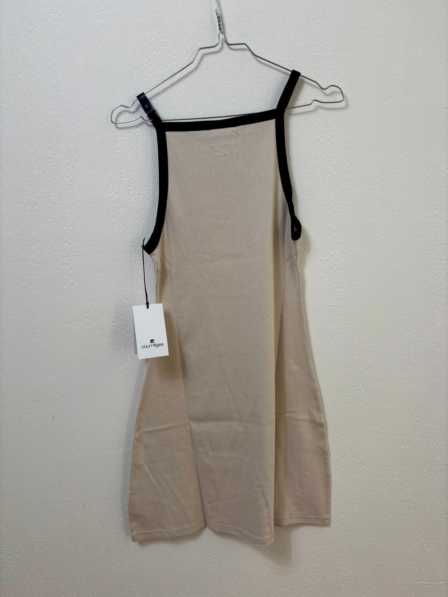 Robe Courrèges Buckle Contrast 100% coton – T.M – Neuve-8