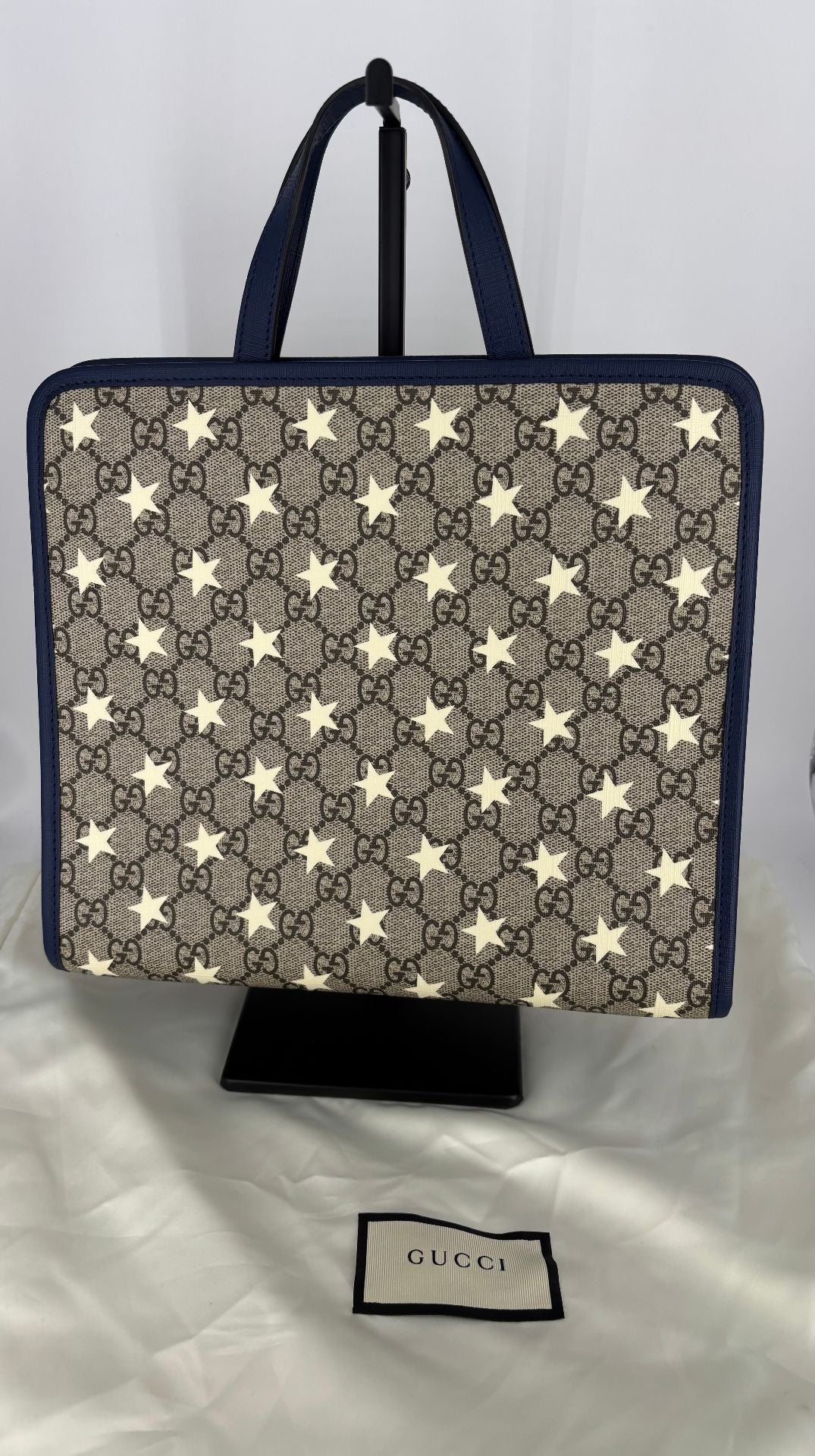 Gucci – Sac tote toile GG Suprême imprimé étoiles – Neuf-6