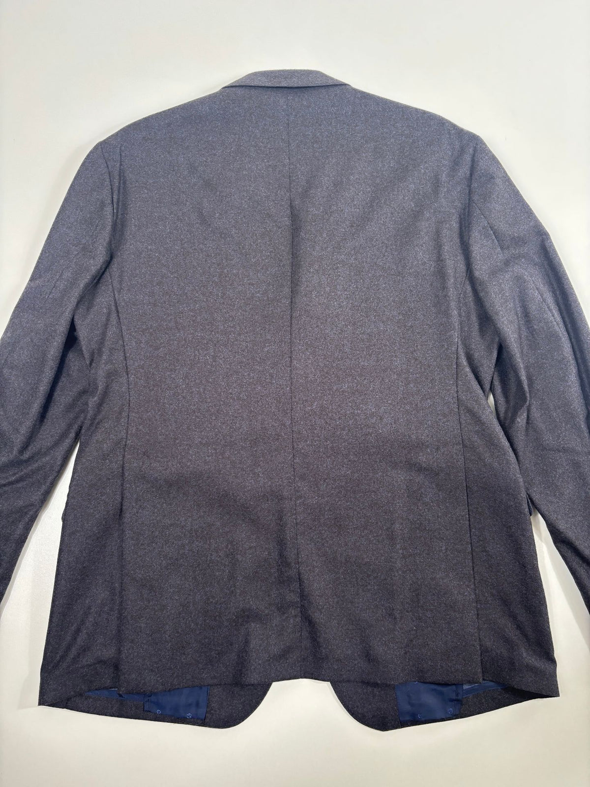 Blazer Francesco Smalto laine feutrée gris chiné – Taille 56-10