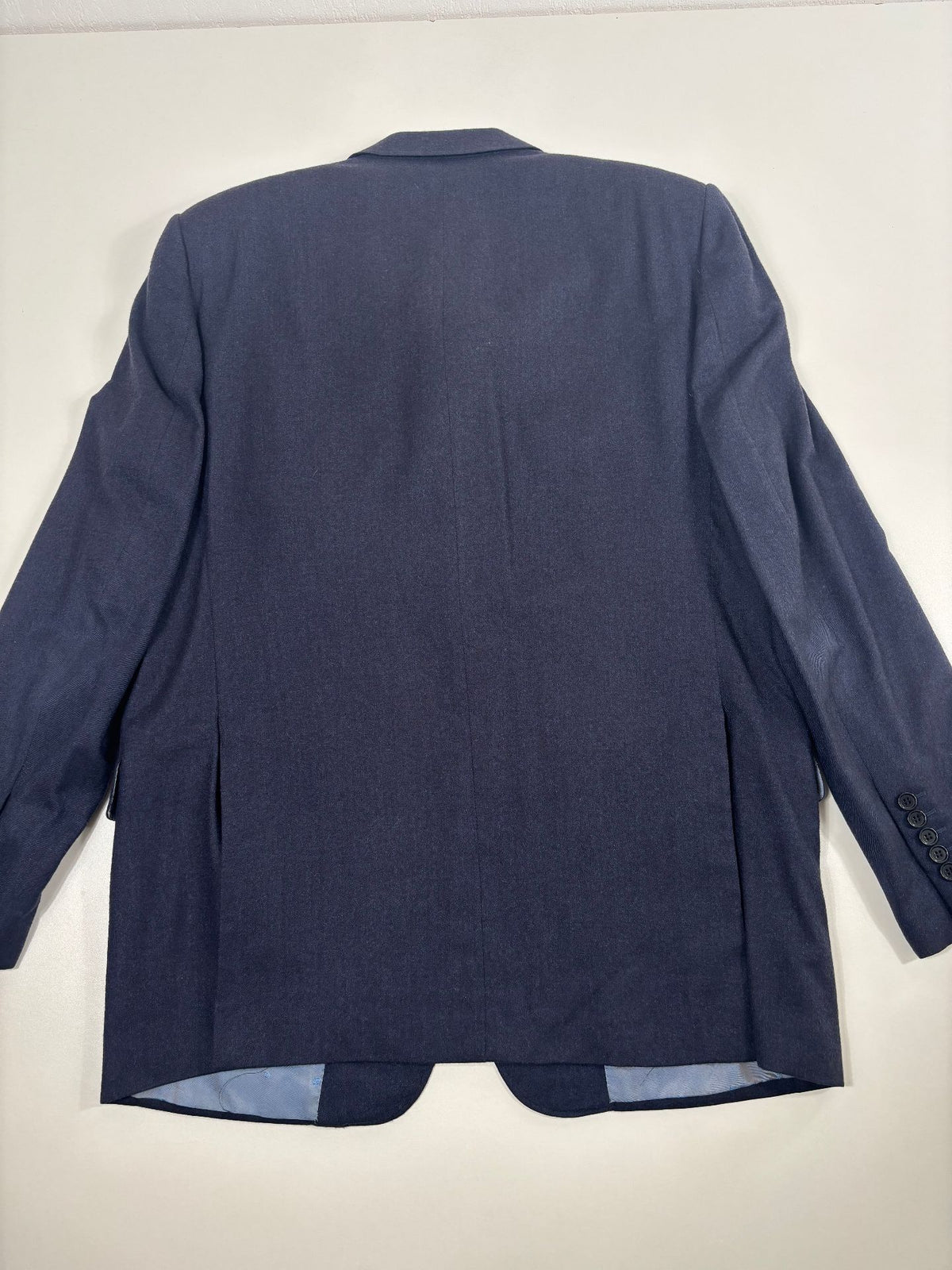 Blazer Smalto cachemire pur bleu marine chiné – Taille 56-7