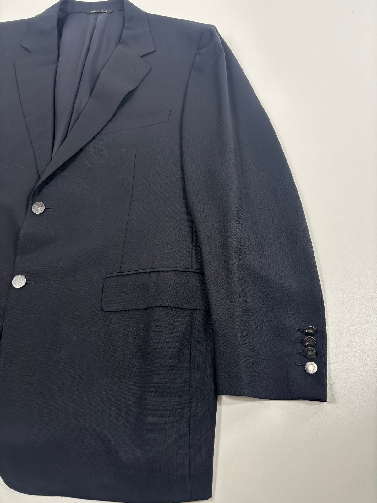 Blazer Canali Travel laine pure noir – Taille 56-4