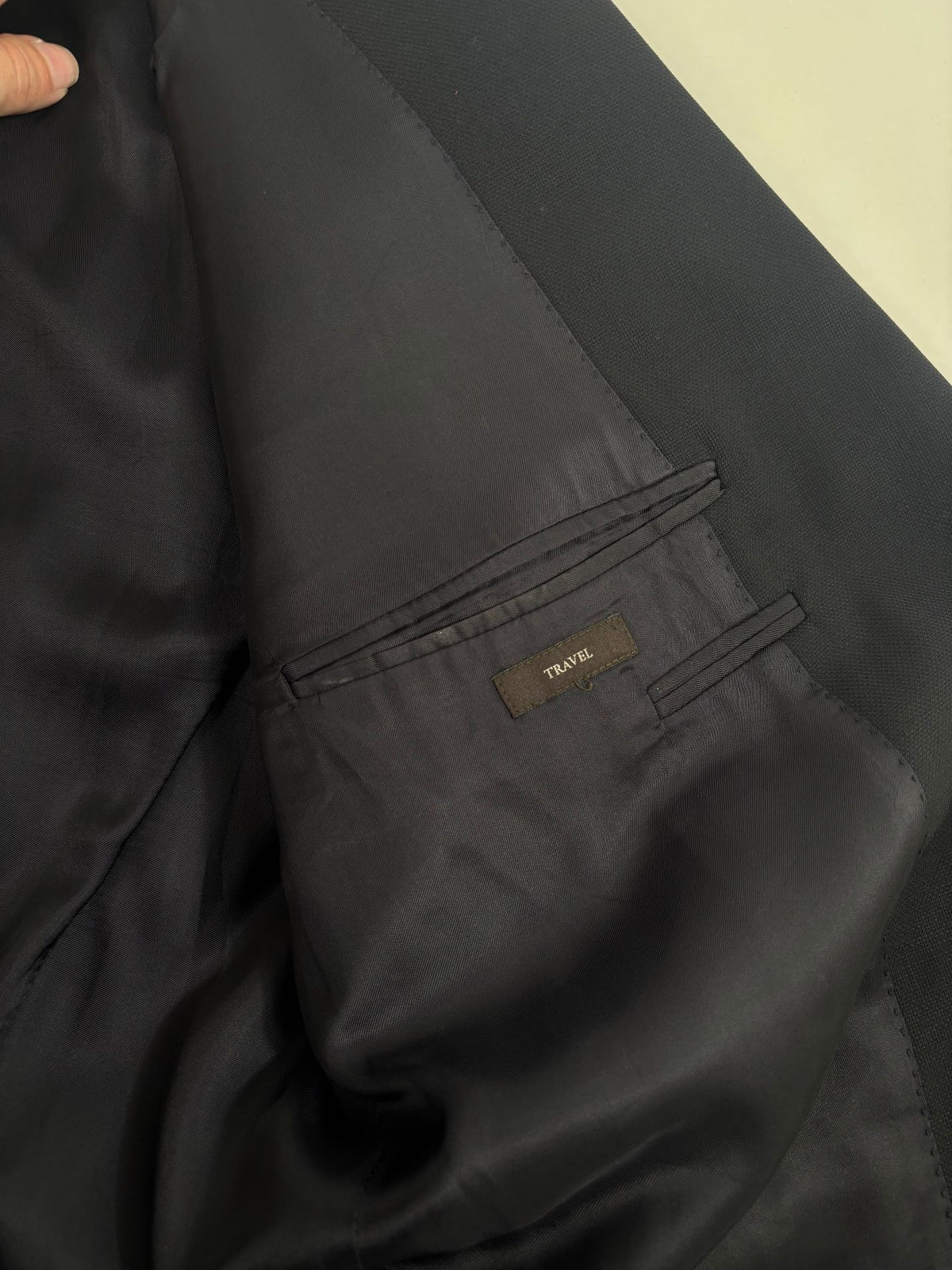 Blazer Canali Travel laine pure noir – Taille 56-9