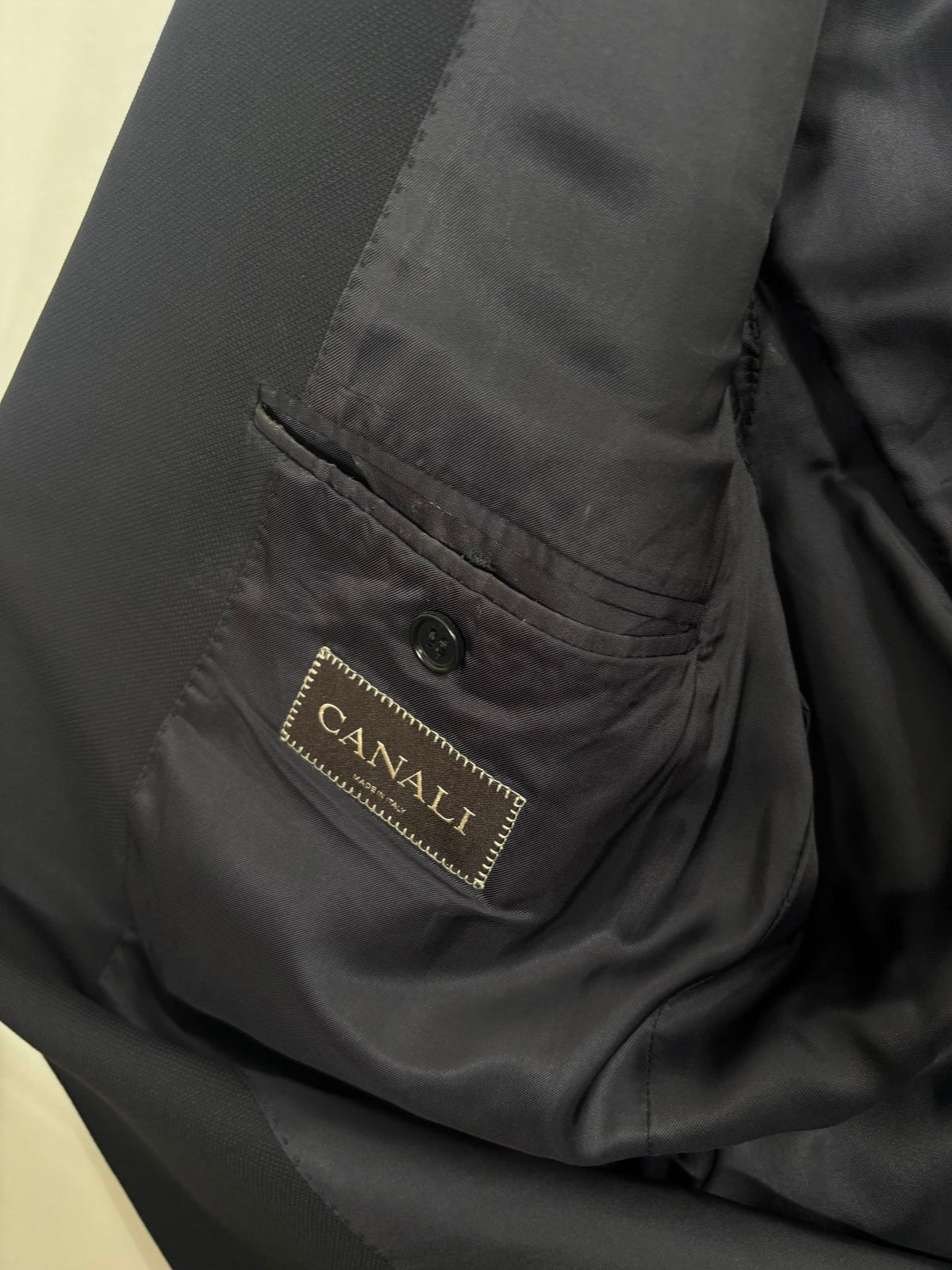 Blazer Canali Travel laine pure noir – Taille 56-10