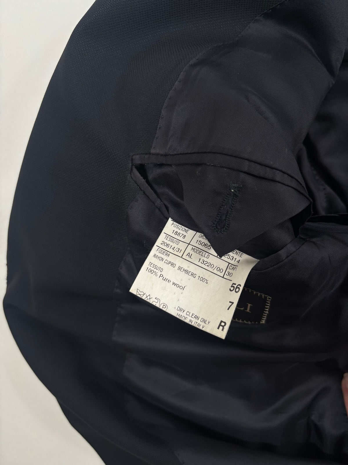 Blazer Canali Travel laine pure noir – Taille 56-11