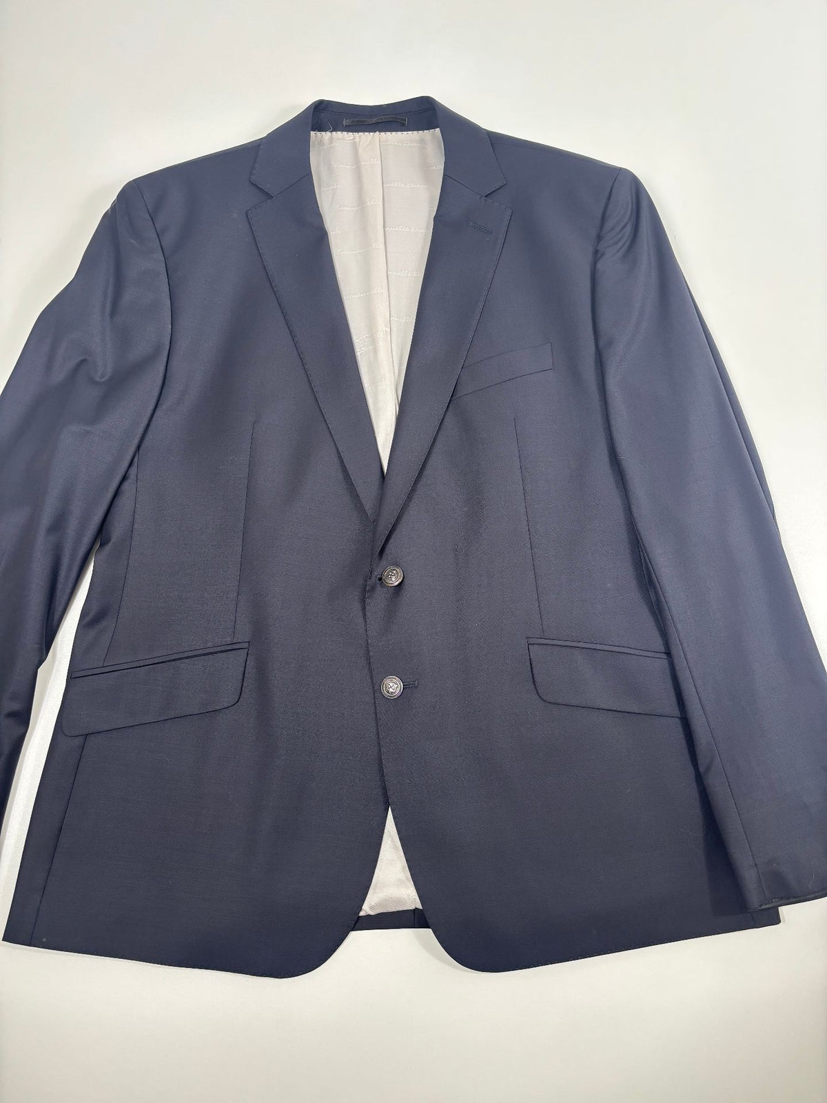 Blazer EK by Emmanuelle Khanh laine stretch bleu marine – Taille 58-8