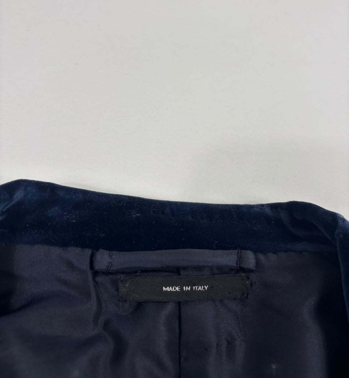 Veste blazer velours coton bleu marine – Tom Ford – Taille FR 46-5