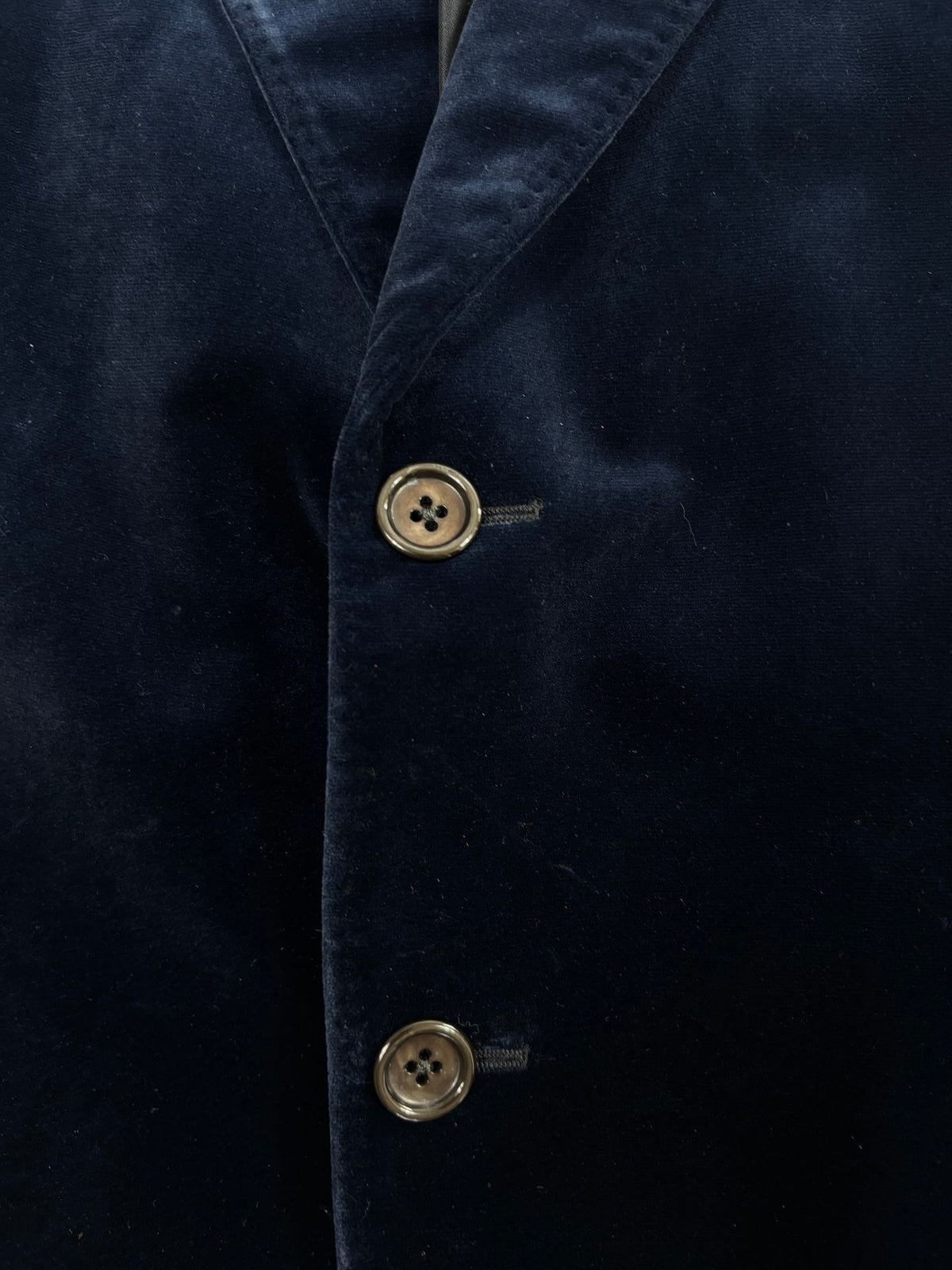 Veste blazer velours coton bleu marine – Tom Ford – Taille FR 46-7