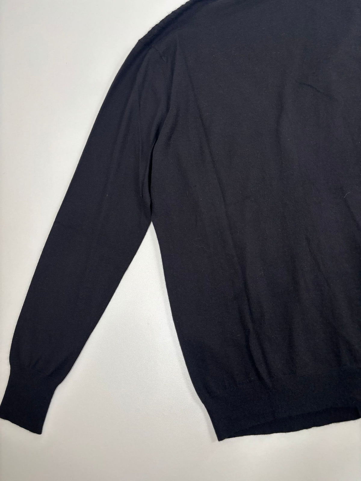Gilet Burberry London cachemire noir maille torsadée – Taille XL-11